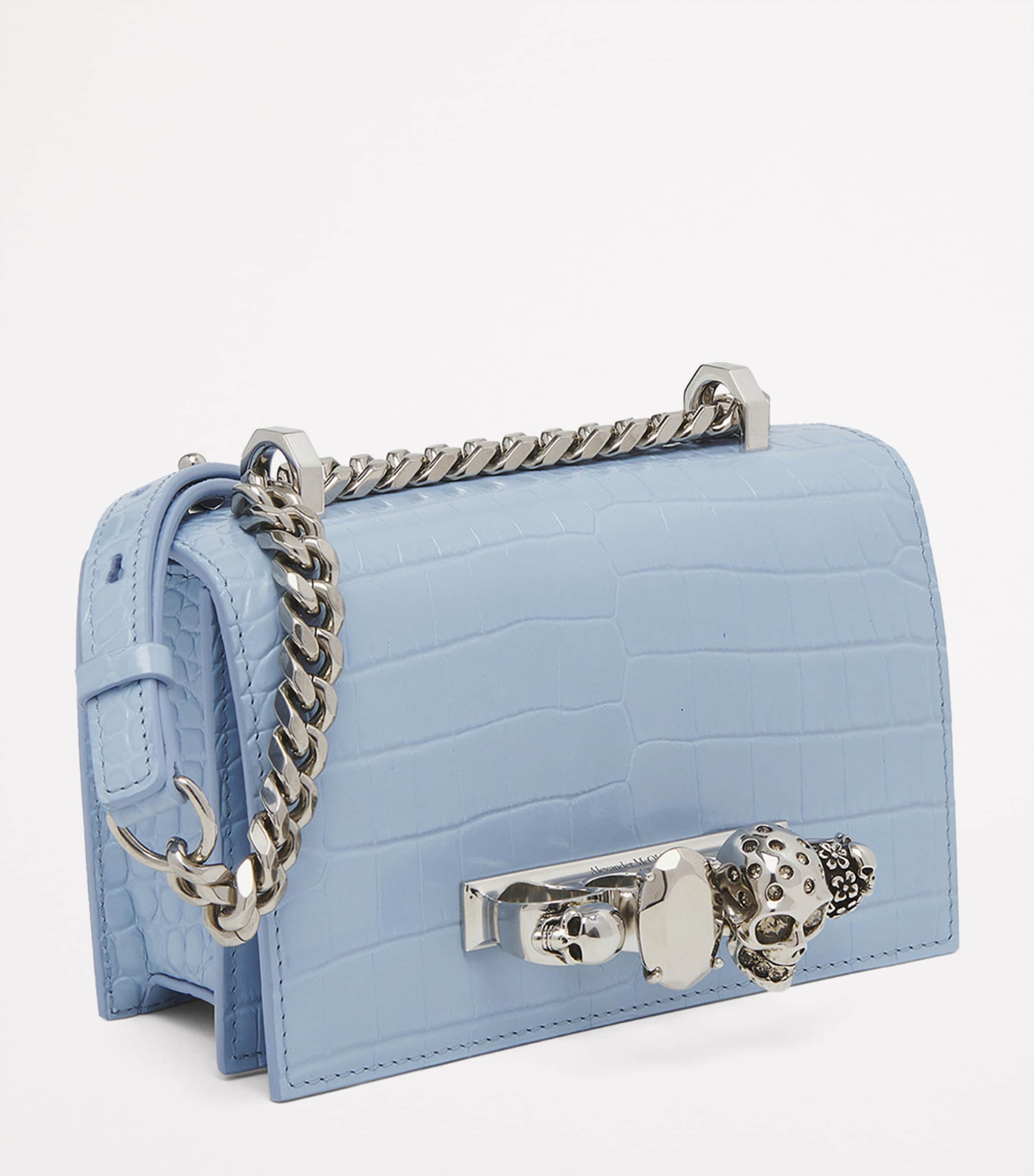 Mini Leather Jewelled Satchel 4900 Image 2