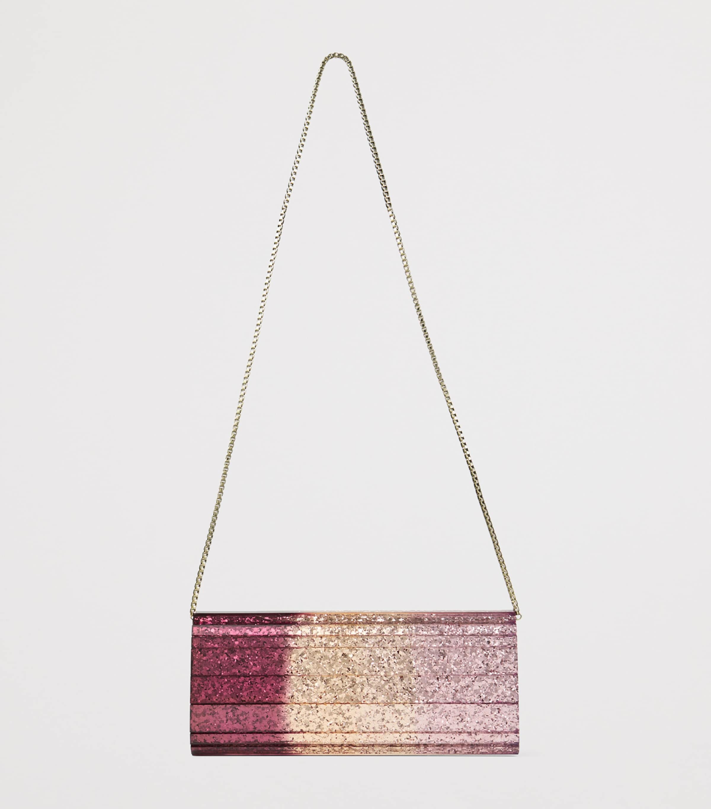 Sweetie Glitter Clutch Bag SILKY BLUSH MIX/LIGH Image 4