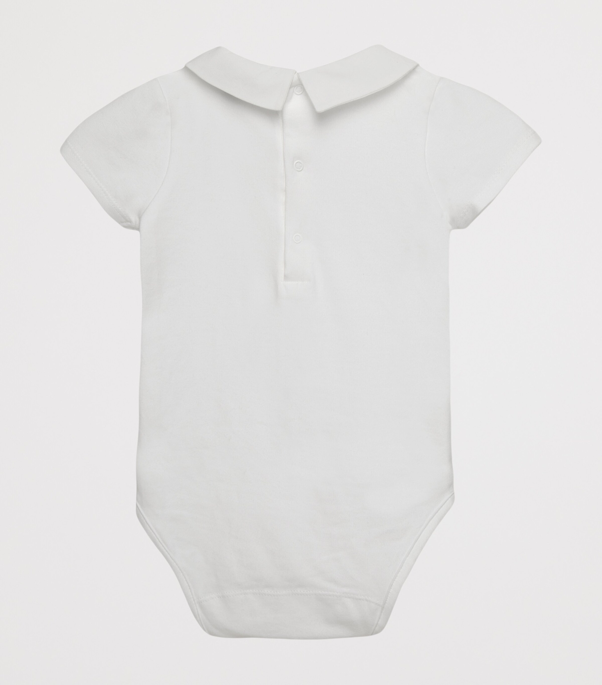 Trotters Stretch-Cotton Car Bodysuit (3-24 Months) White Image 2