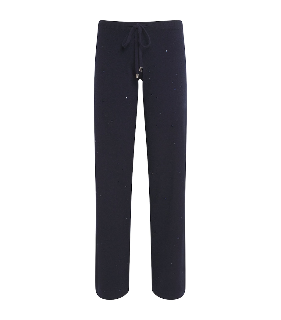Cashmere Crystal-Embellished Sweatpants MIDNIGHT/DARK I Image 1