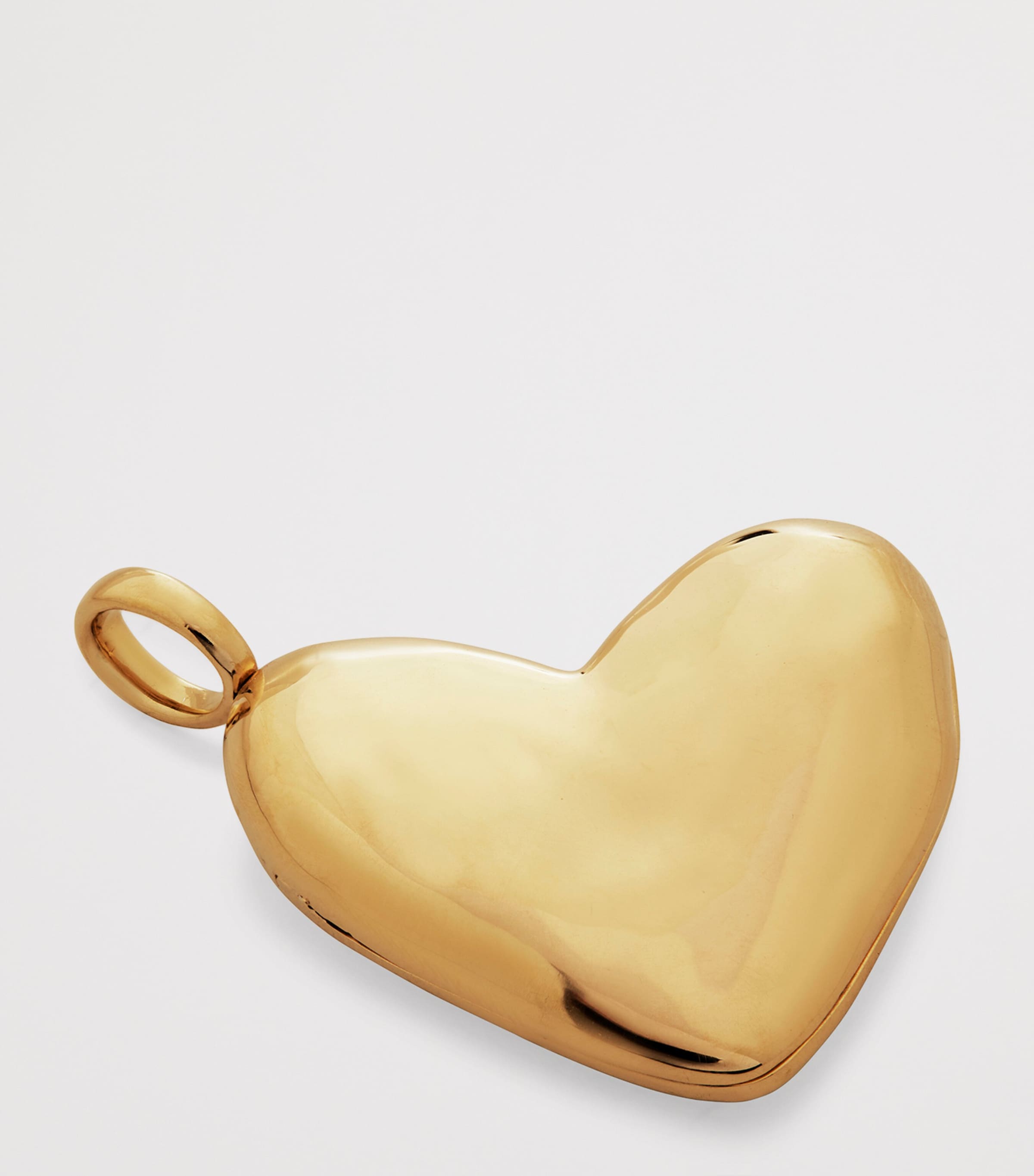 Gold Vermeil Heart Locket Pendant 18K GOLD VERMEIL Image 2