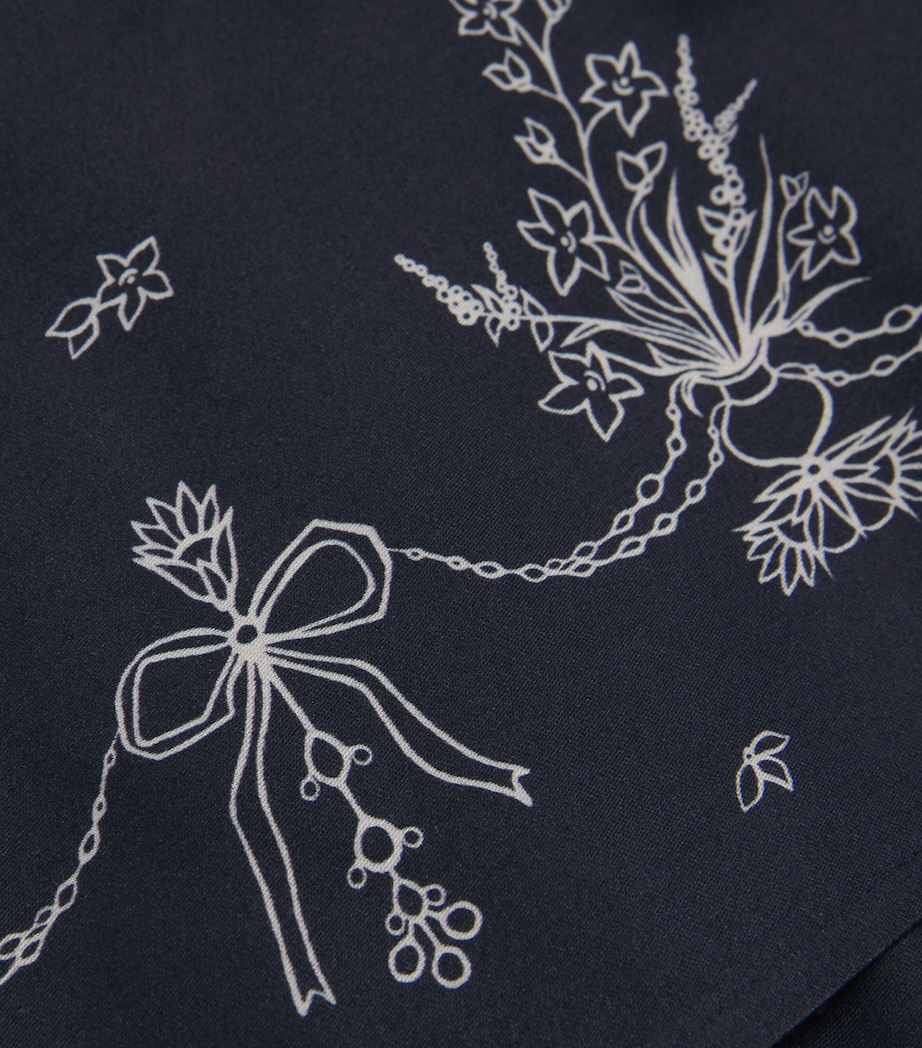 Jersey Printed Grace Pyjama Set (2-12 Years) NAVY Image 4