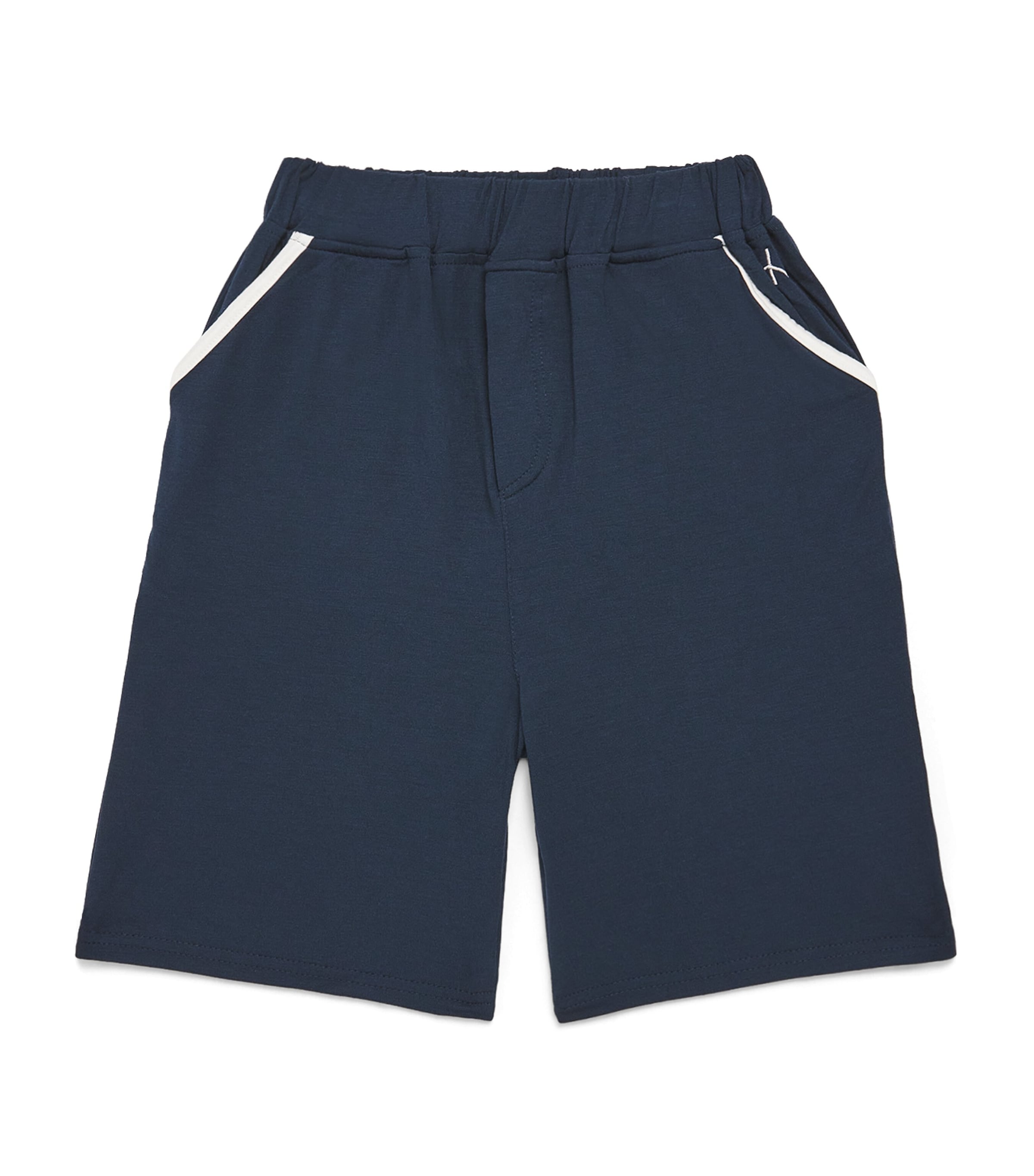 Shop Homebody Contrast Shorts In Navy