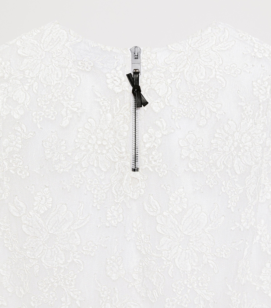 Givenchy Womens Lace Floral Mini Dress Image 4