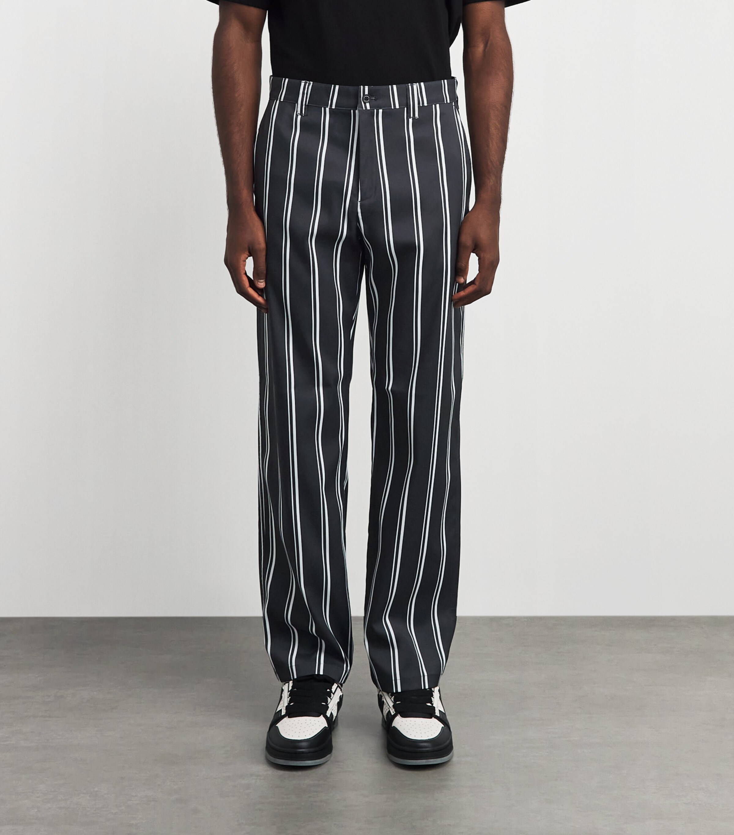 J Lindeberg Mens 30Y Devyn Stripe Golf Trousers Stripe Image 4