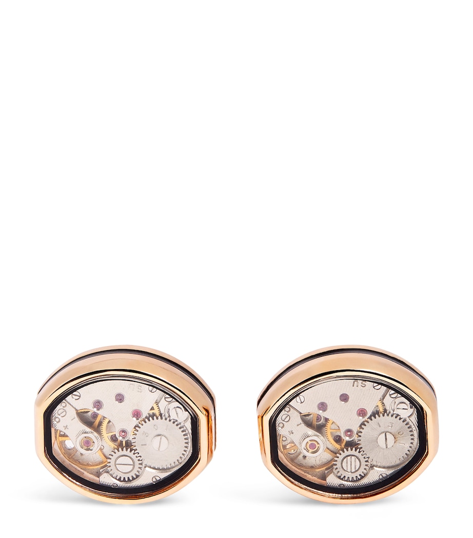 Skeleton Cufflinks ROSE GOLD COLOUR Image 1