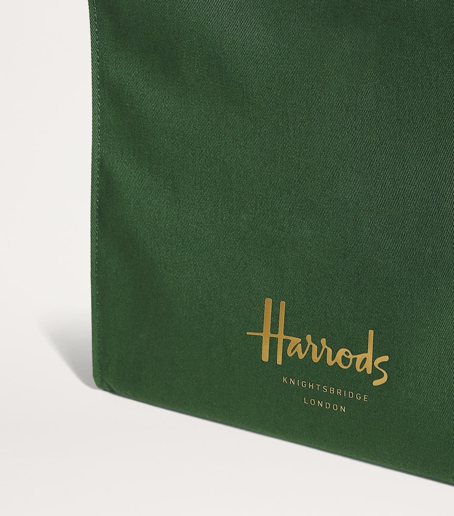 Small Cotton Logo Tote Bag DARK GREEN Image 6