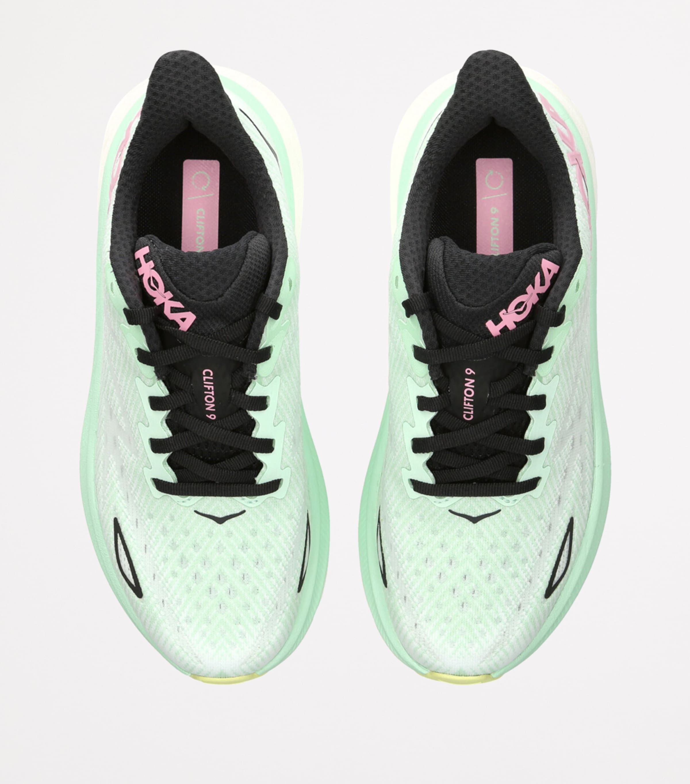 Clifton 9 Running Sneakers PALE GREEN Image 4