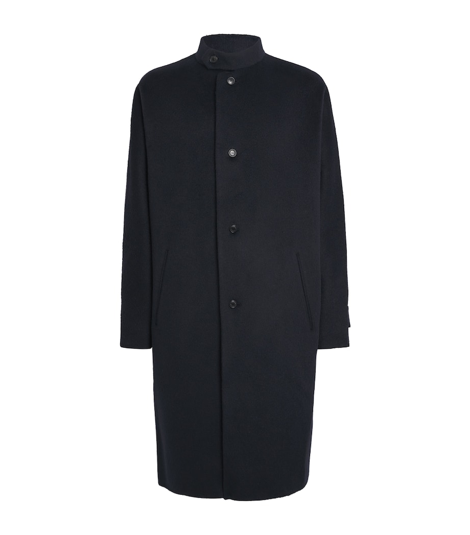 Wool-Alpaca Overcoat DARK NAVY DN Image 1