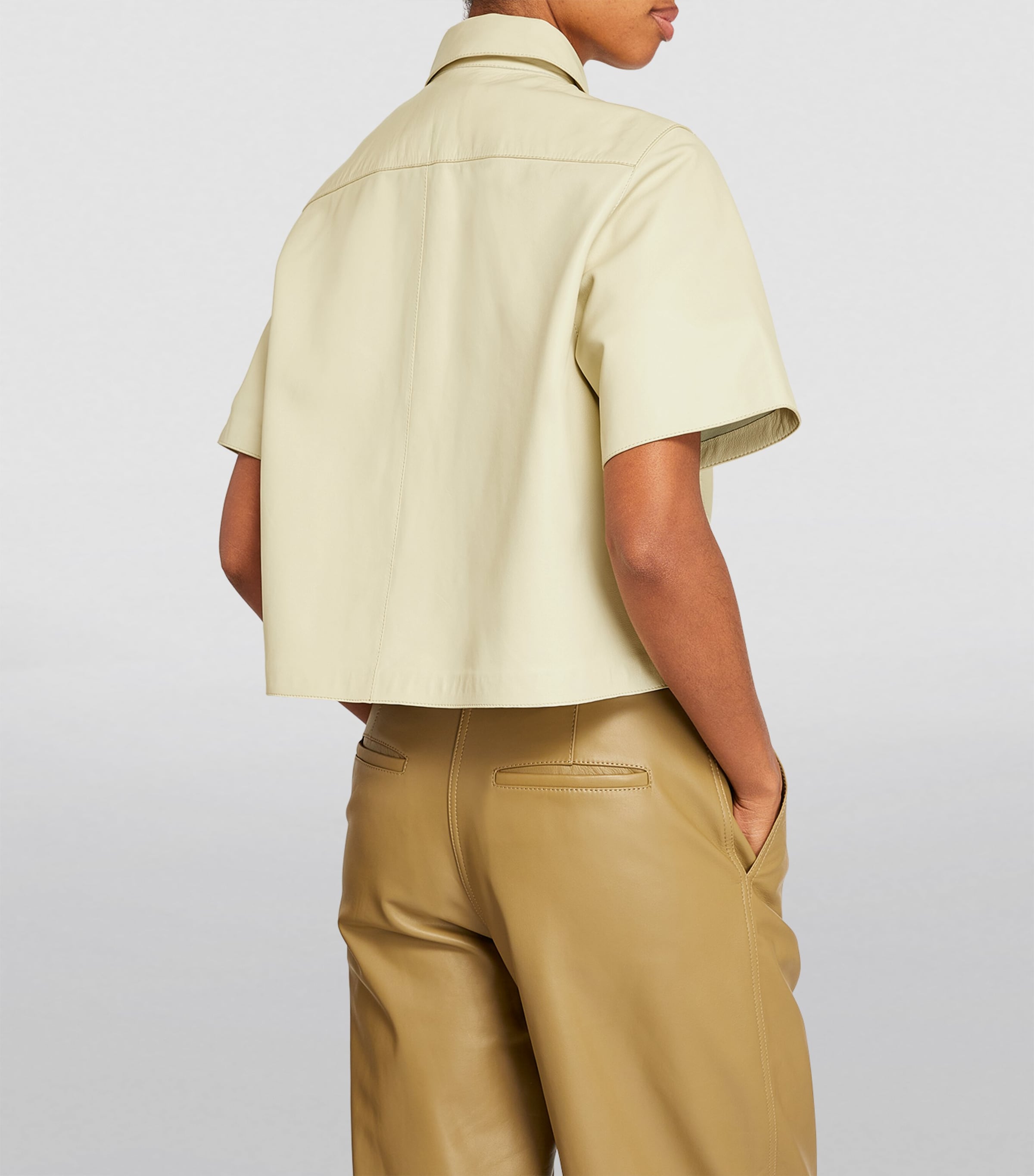 Leather Shirt A3019 Image 4