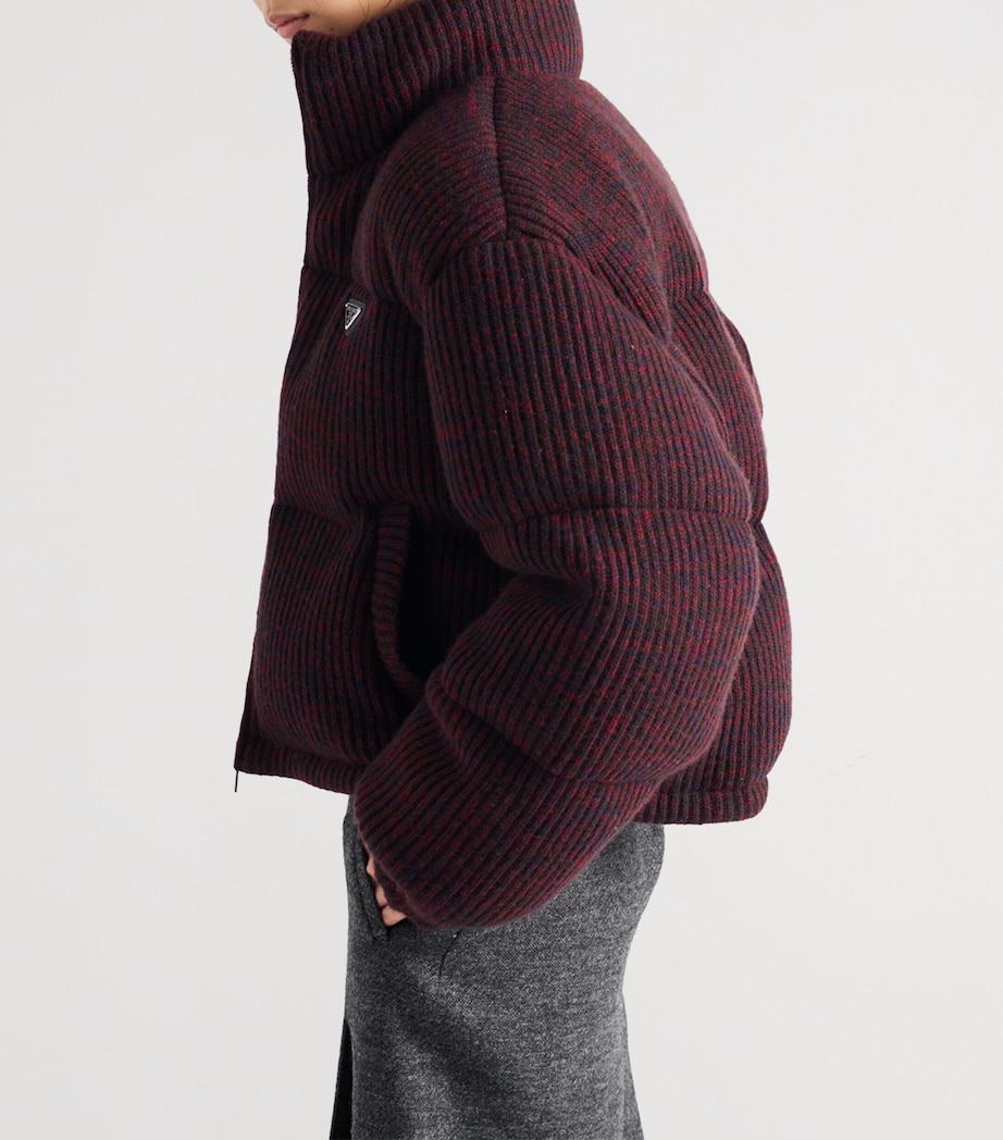 Wool-Cashmere Down Jacket F016G Image 6