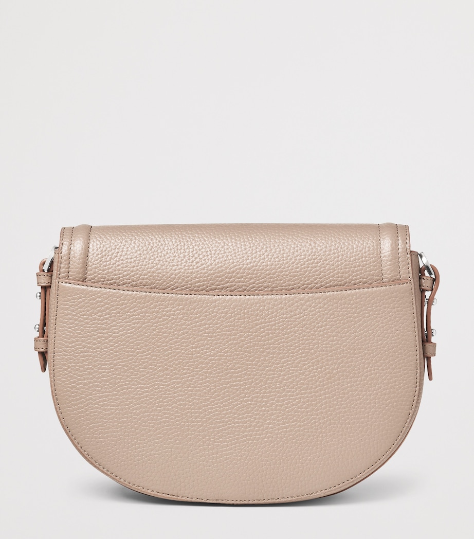 Aspinal Of London Leather Stella Cross-Body Satchel Taupe Image 3
