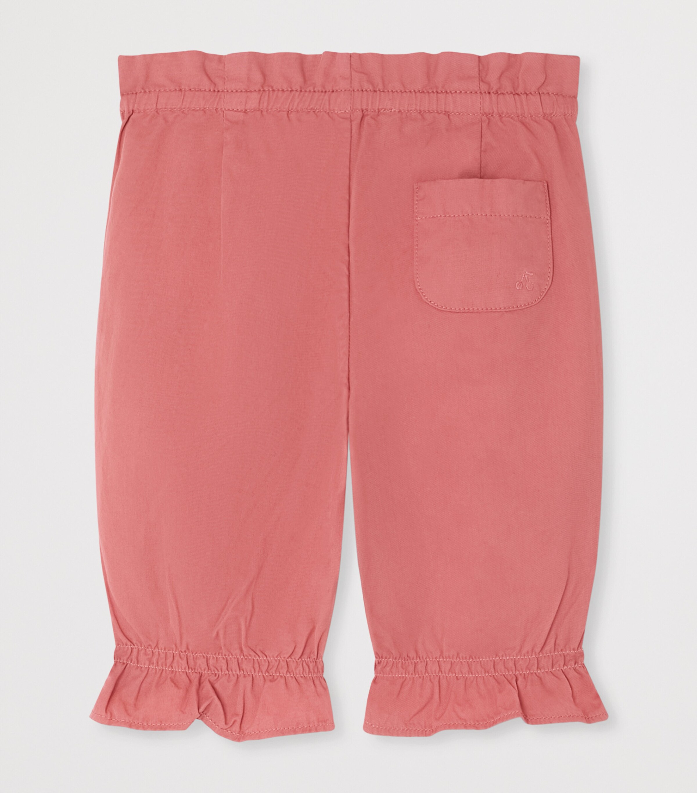 Bonpoint Cotton Frill-Detail Leggings (6-18 Months) Figue Image 2
