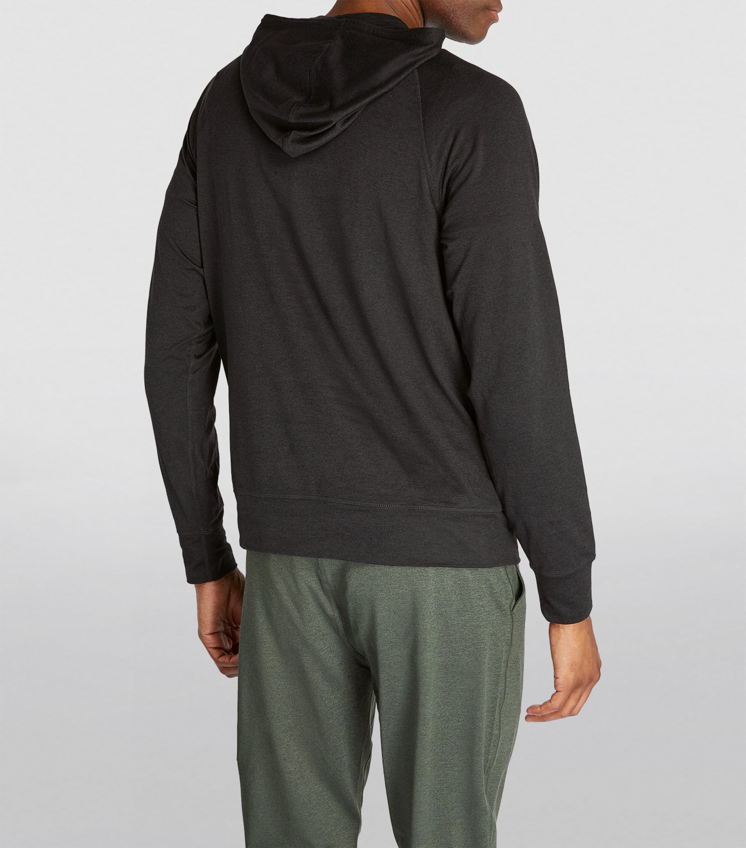 Ponto Performance Half-Zip Hoodie BLACK HEATHER - BLK Image 4