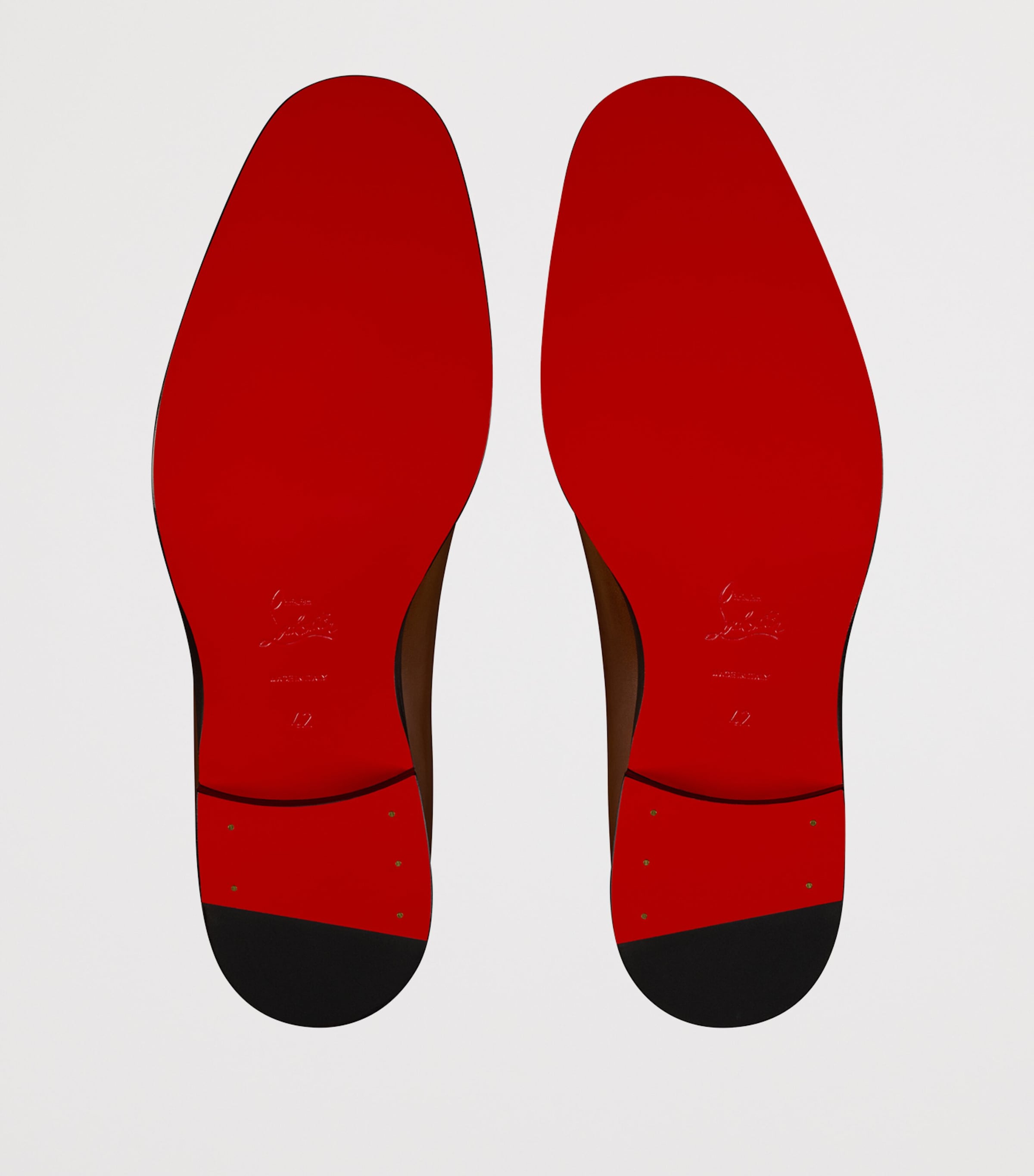 Christian Louboutin Chambelimonk Leather Monk Shoes Image 5