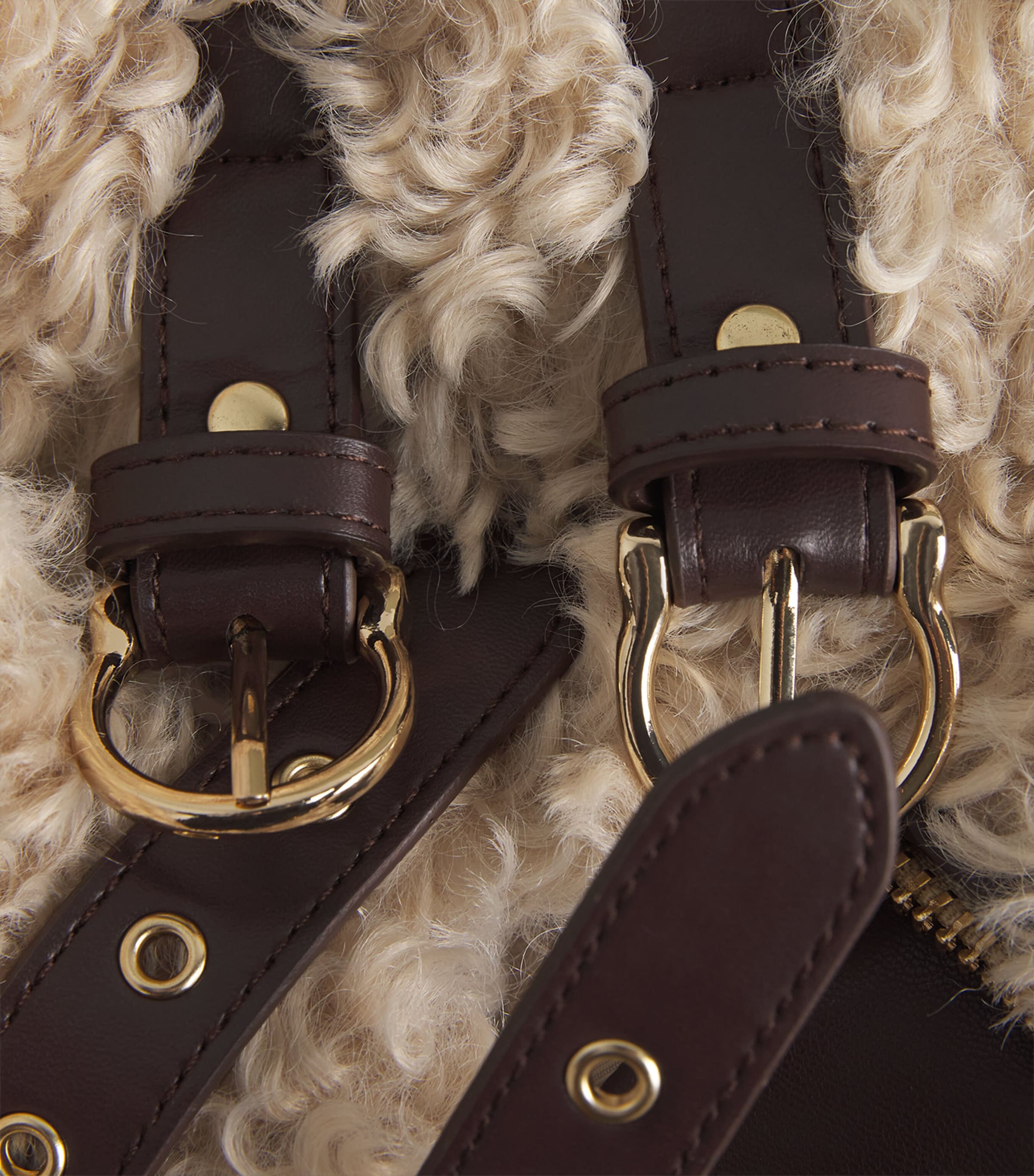 Bouclé Bomber Jacket CAMEL Image 5