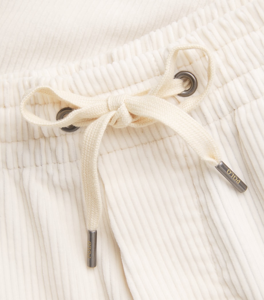Cotton Corduroy Polo Prepster Shorts WHITE Image 5