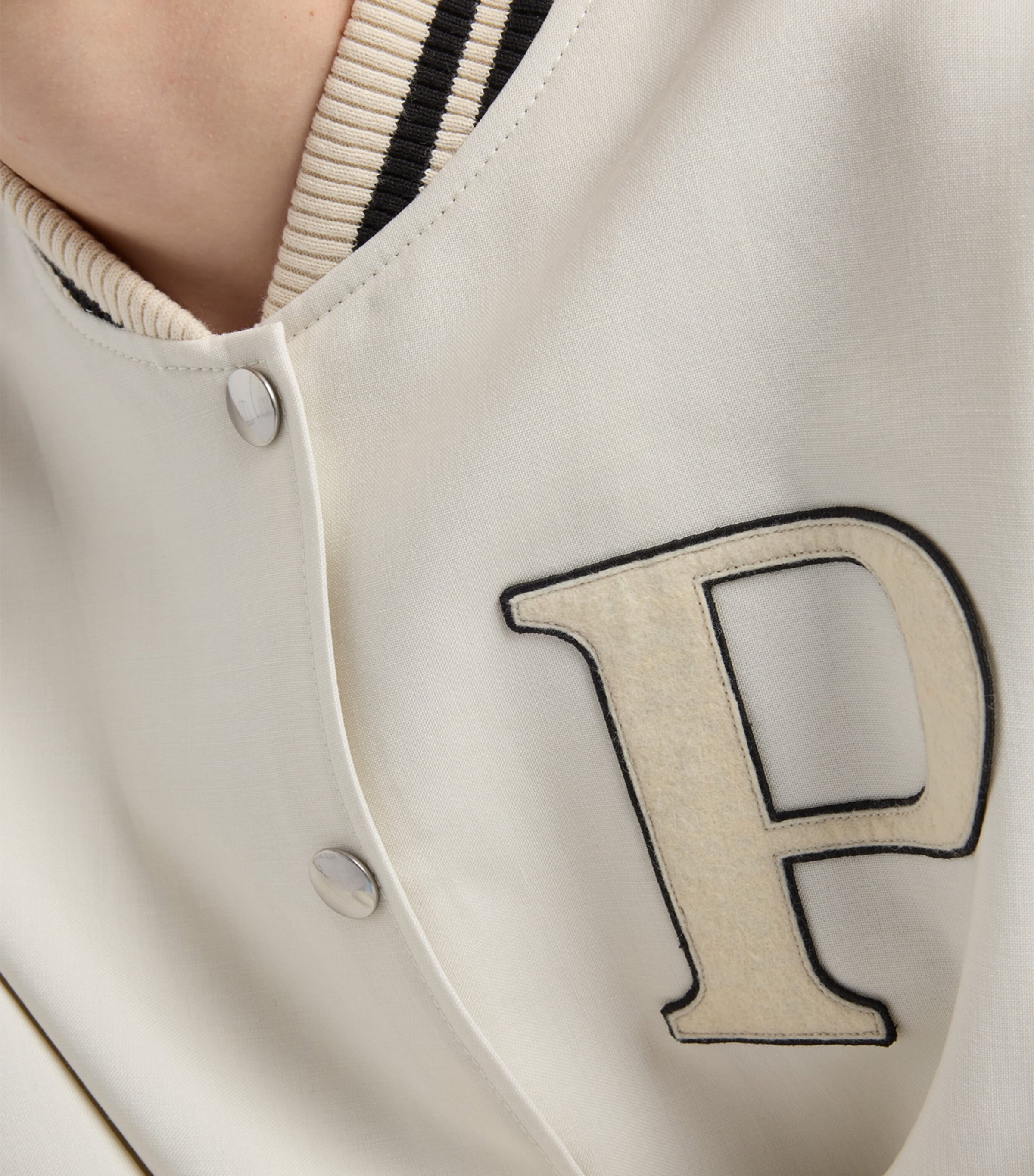 Mohair-Wool Bomber Jacket F0P3K Image 1