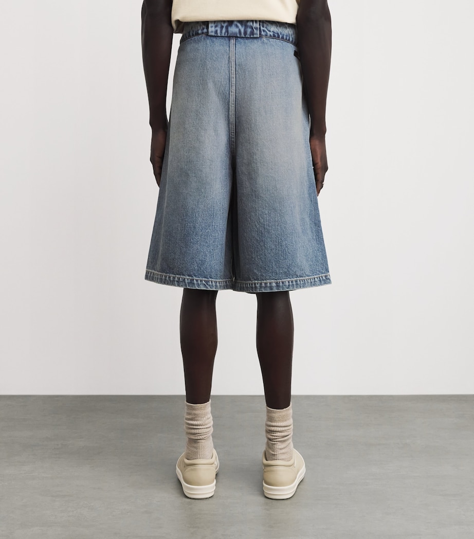 Fear Of God Mens Denim Utility Shorts Medium Indigo Image 5