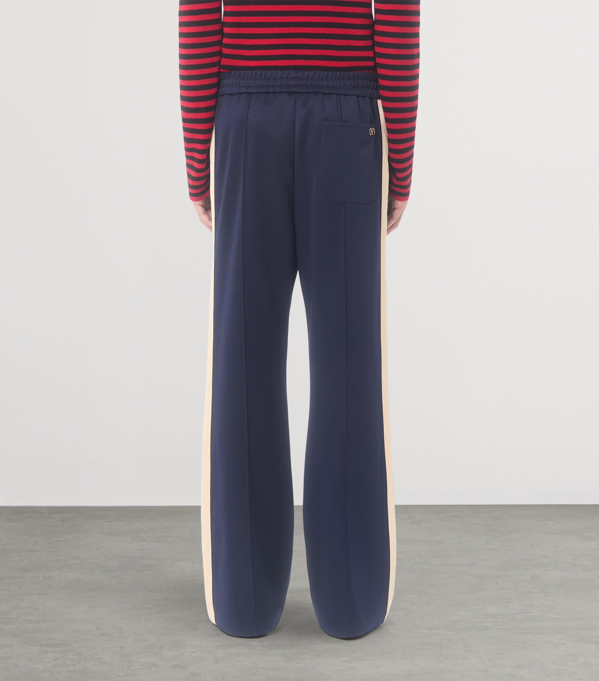 Jersey Wide-Leg Sweatpants BLB Image 4