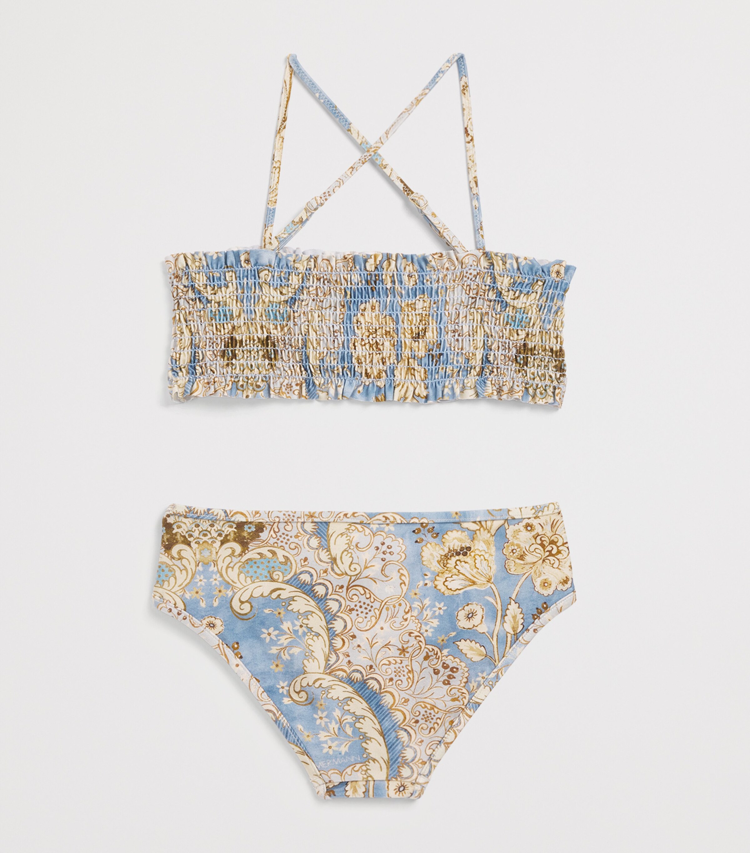 Floral Daylight Bikini (1-12 Years) BANDANA FLORAL DENIM Image 2