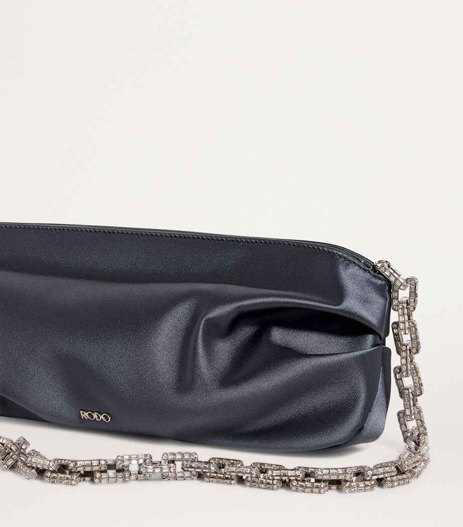 Satin Clutch Bag 0071 SATIN - HAVRE Image 6