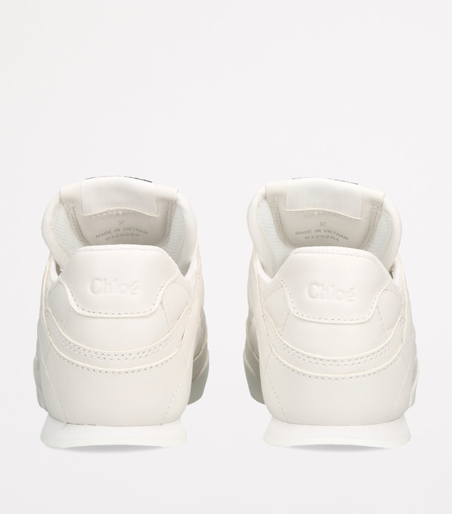 Leather Kick Low-Top Sneakers WINTER WHT Image 3