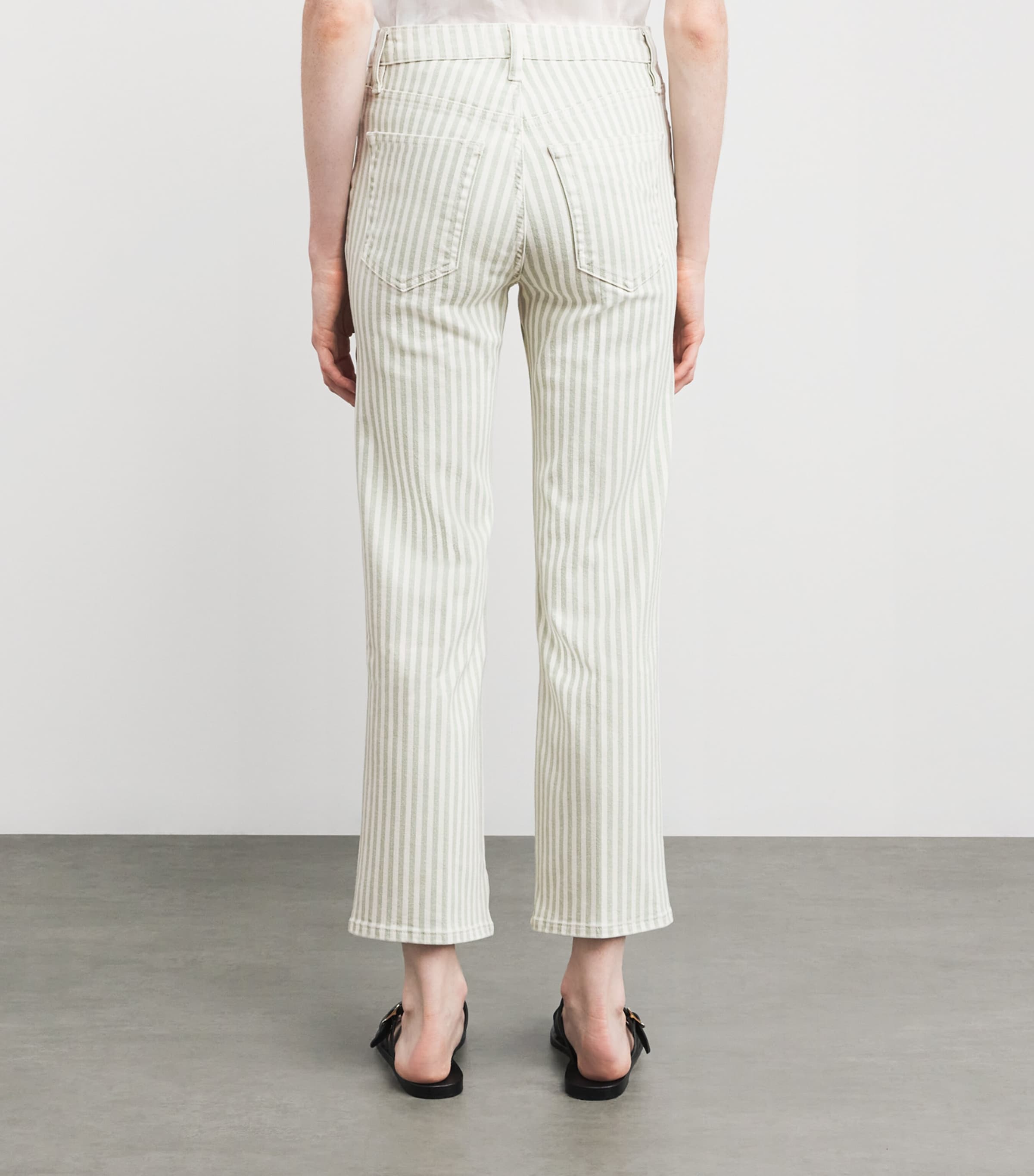 The Reboot Crop Jeans SEAMIST STRIPE Image 4
