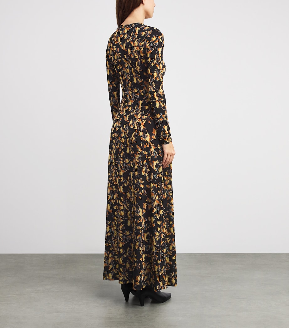 Jersey Printed Amari Maxi Dress SOLARIS Image 6