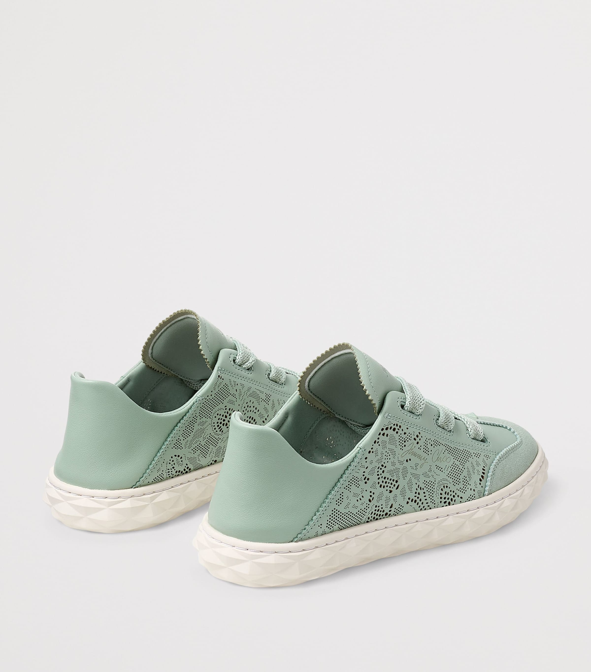 Diamond Light Flex Leather Sneakers V VERDE Image 4