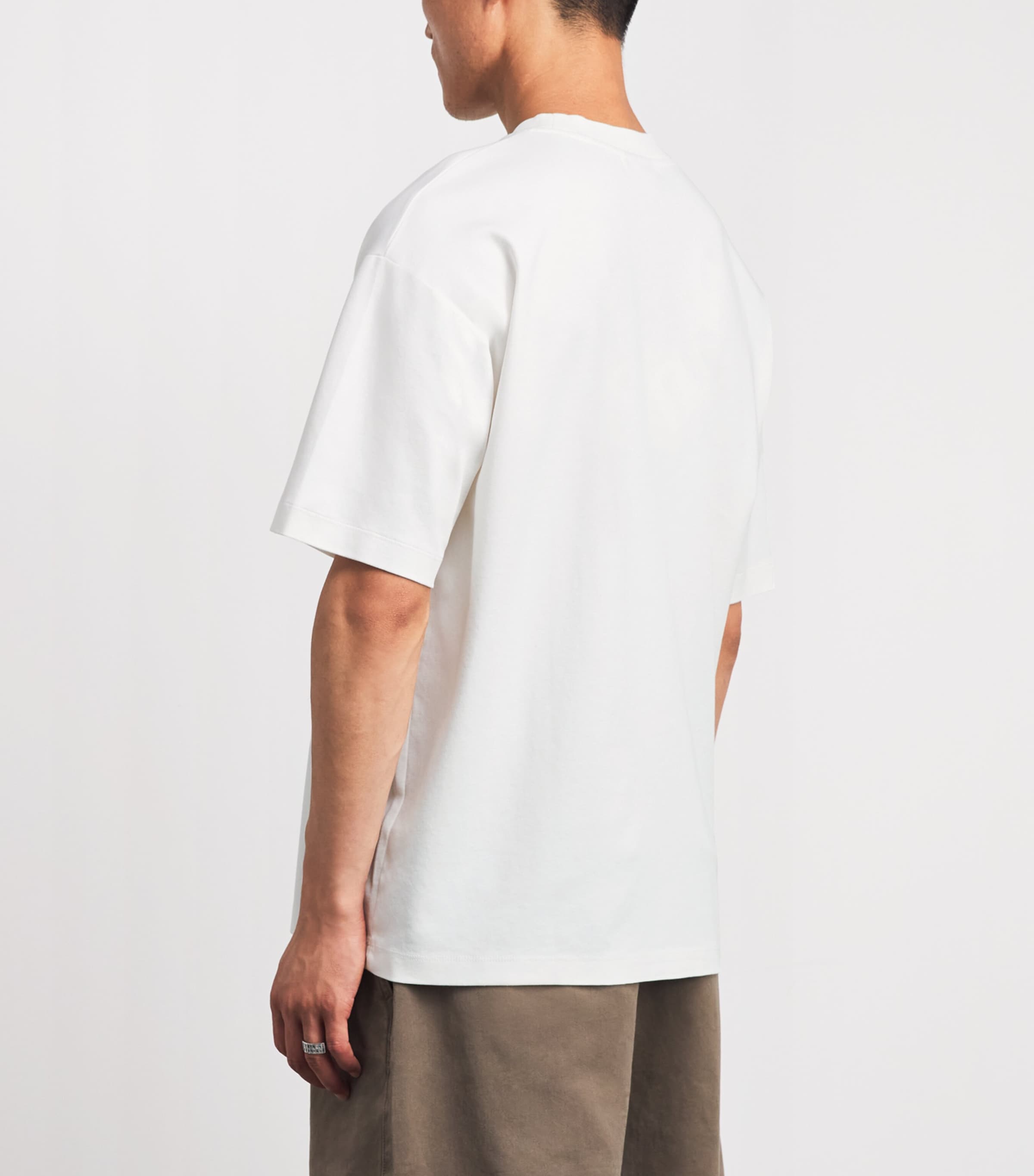 Drôle de Monsieur Mens Cotton Casino T-Shirt Off White Image 5