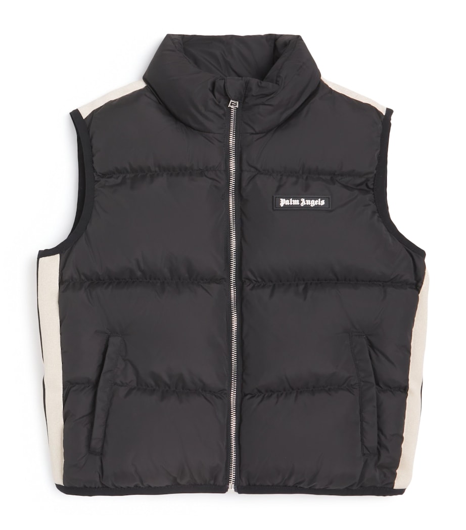 Padded Logo Gilet (4-12+ Years) 1003BLACK OFFW Image 1