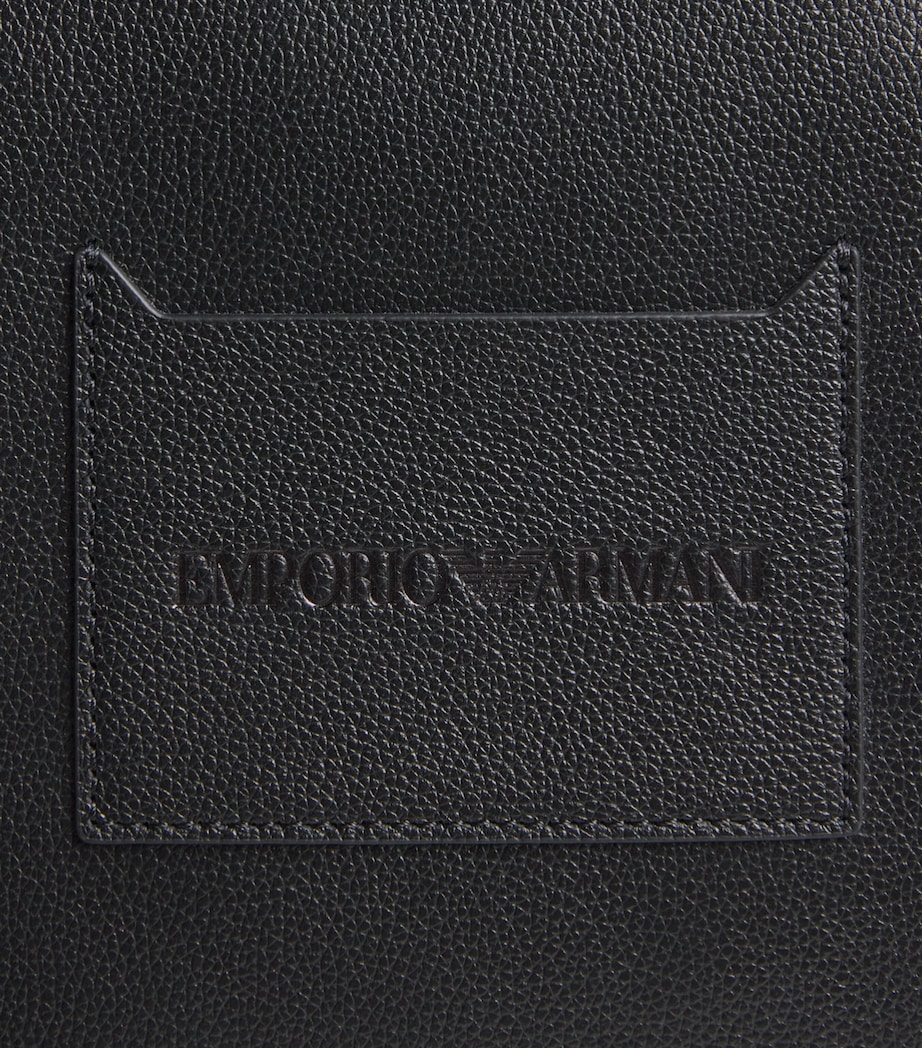 Emporio Armani Leather Logo Briefcase Image 6
