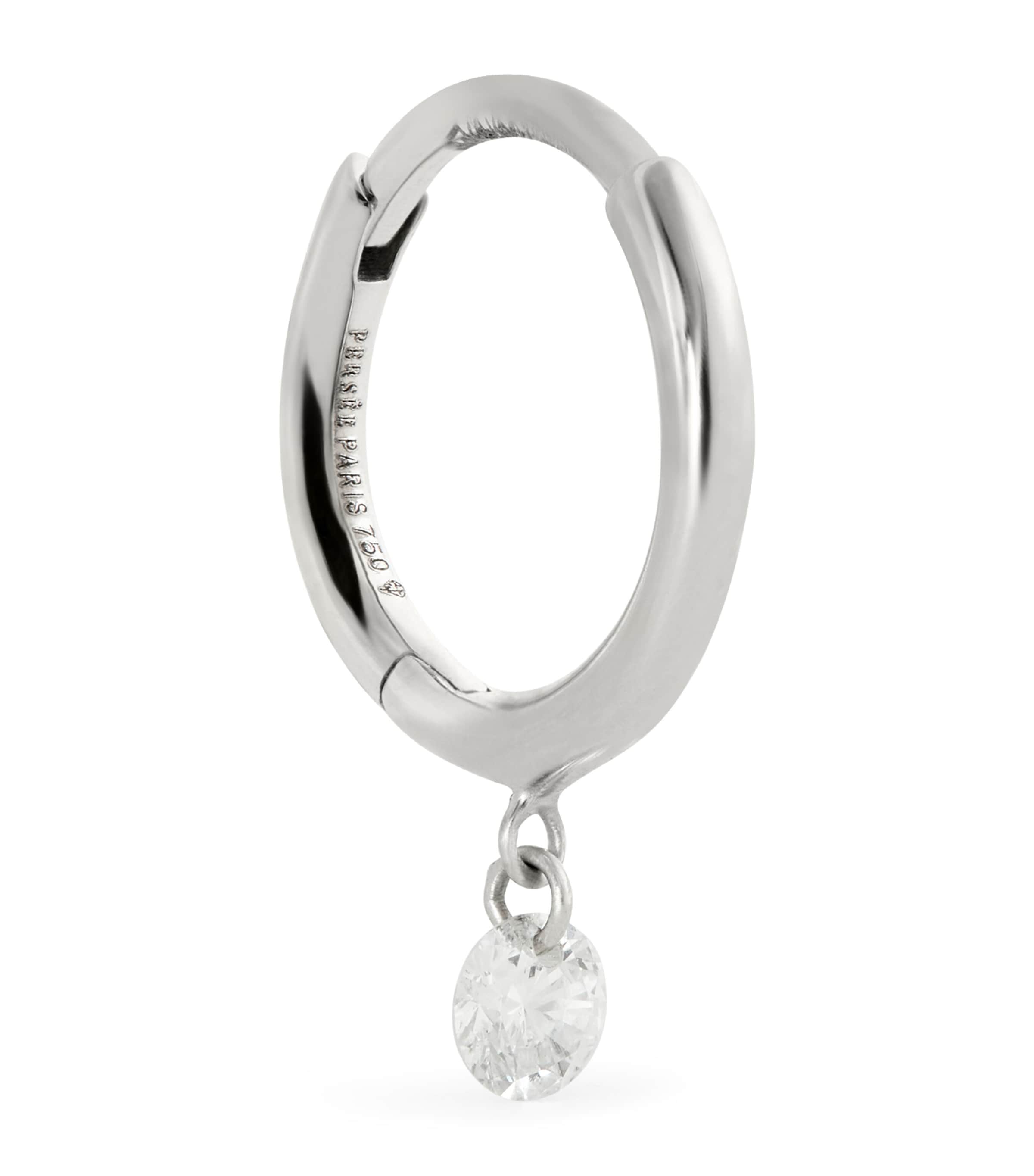Persée White Gold And Diamond Danaé Single Earring In Metallic