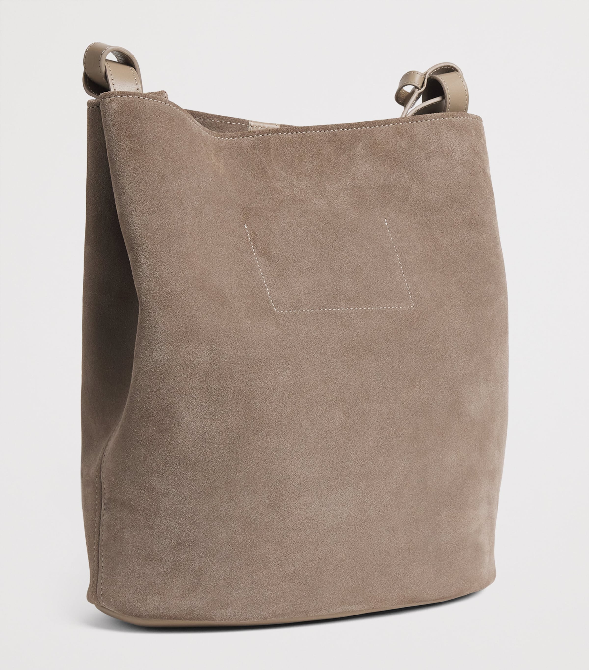 Medium Suede Shoulder Bag NEUTRAL Image 3