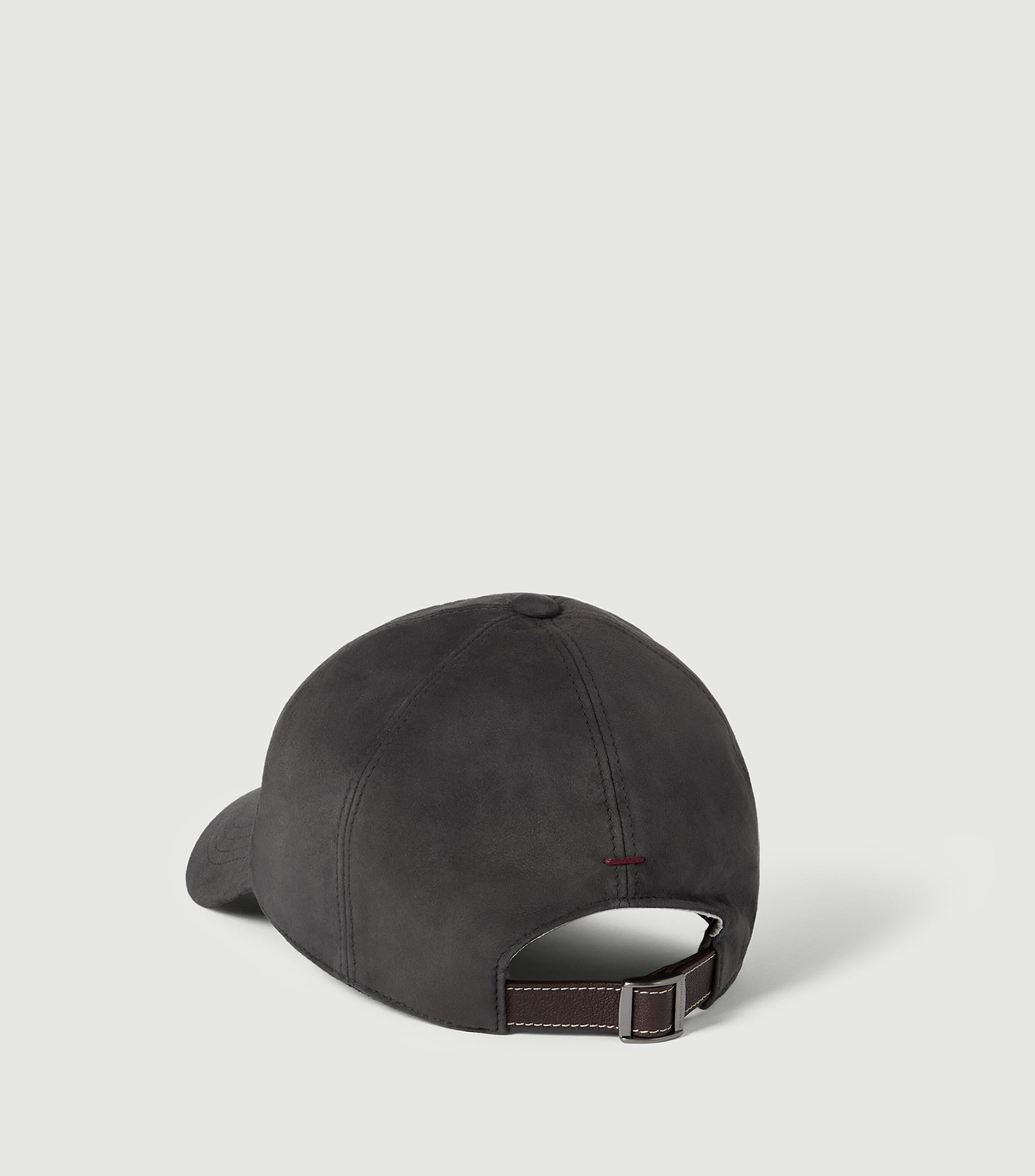 Brunello Cucinelli Suede Crest Baseball Cap Image 2
