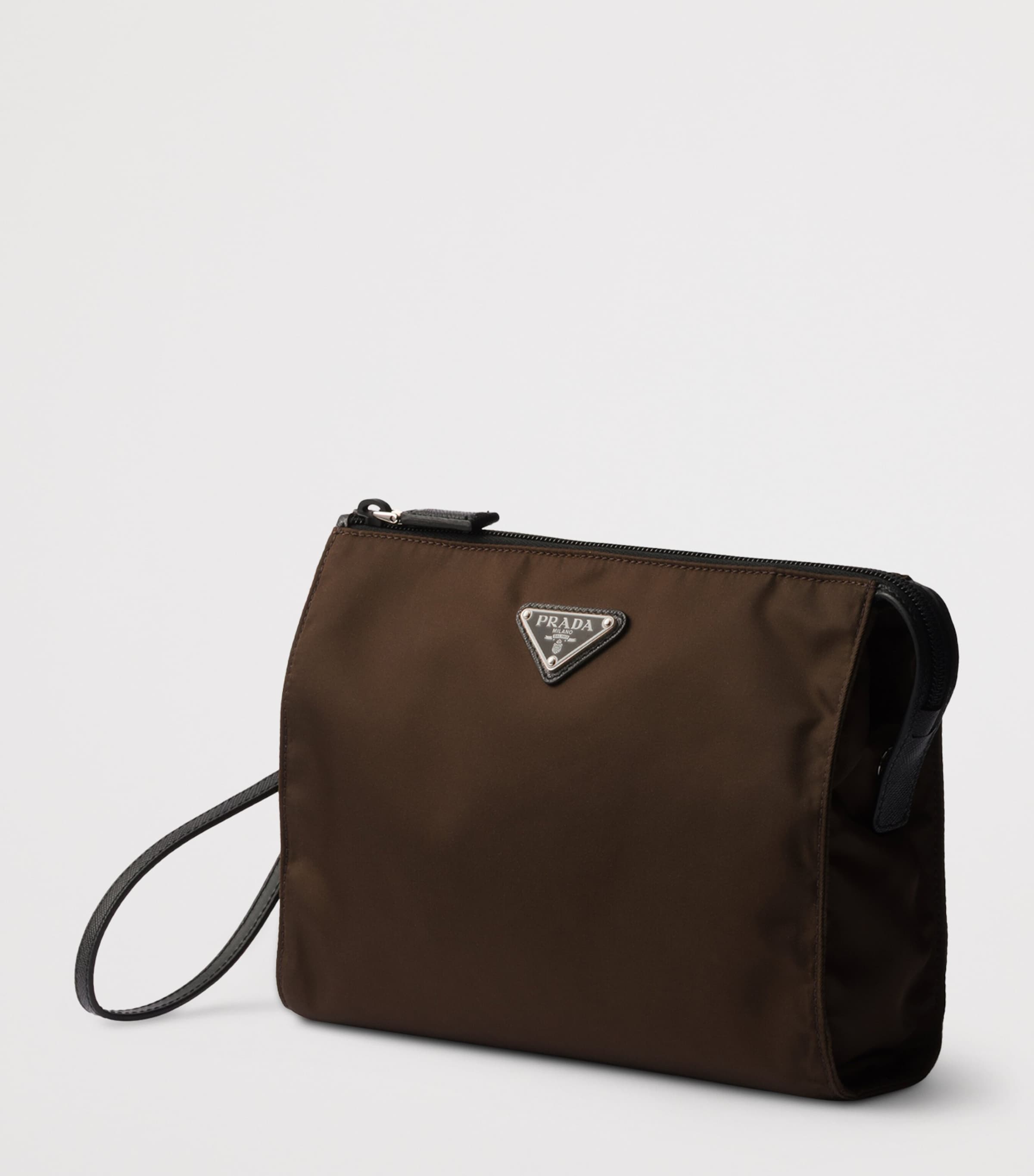 Prada Re-Nylon and Leather Pouch Image 2