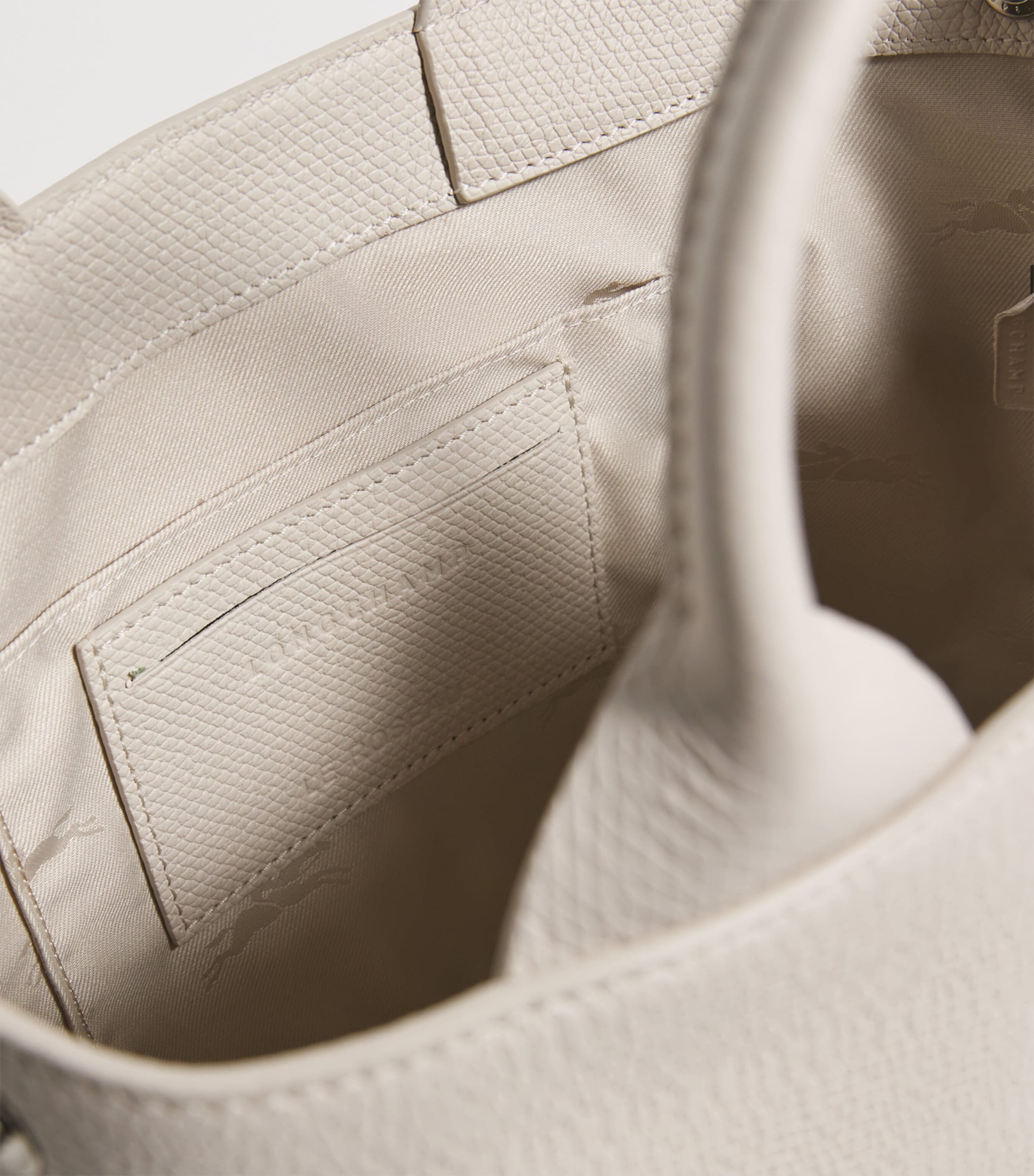 Small Leather Le Roseau Top-Handle Bag 555 PAPER Image 4