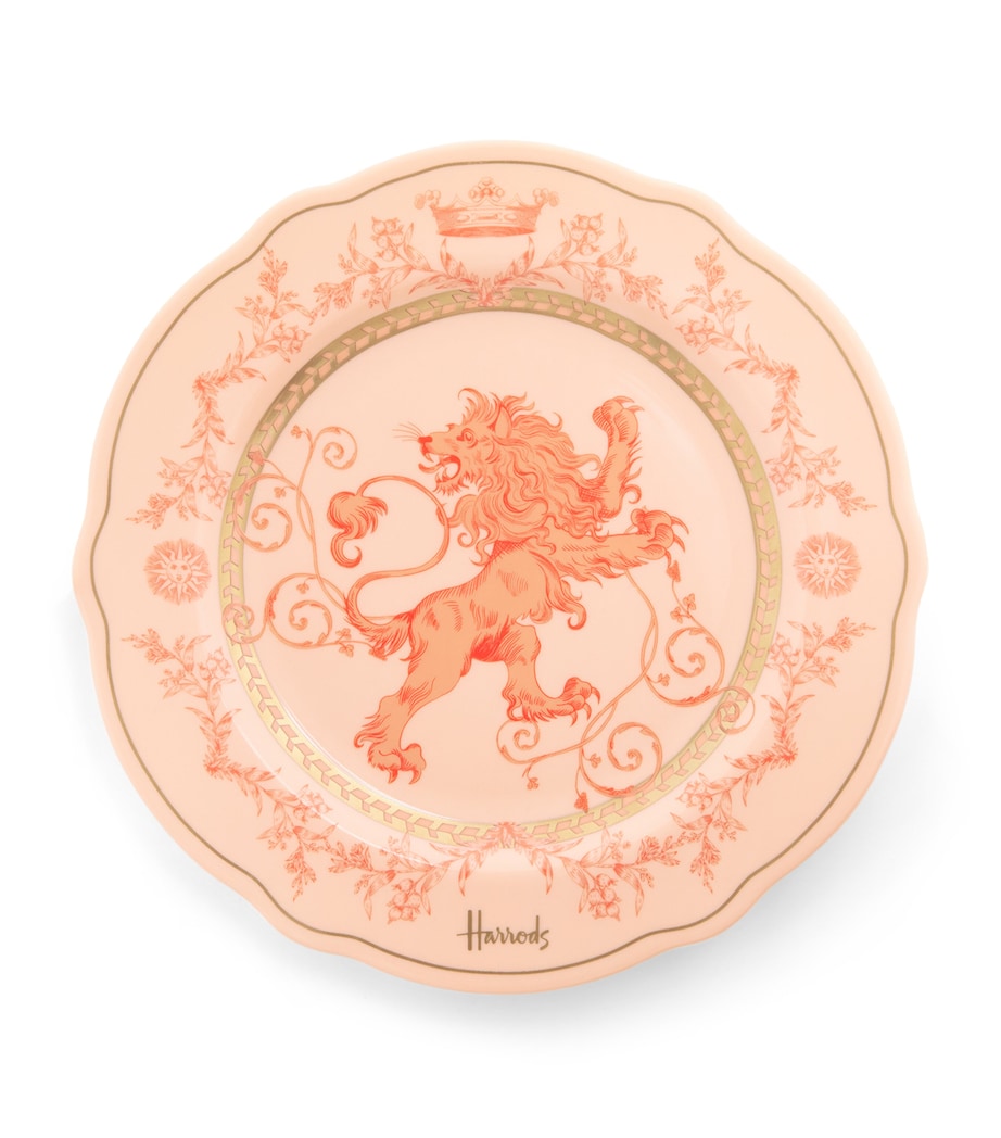 Fine China Menagerie Plate (20.5cm) ORANGE Image 1