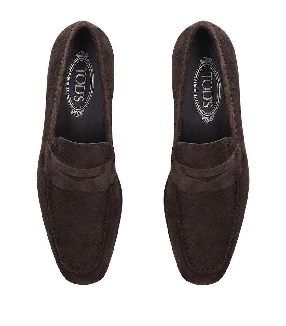 Suede Gomma Leggero Loafers DARK BROWN Image 4