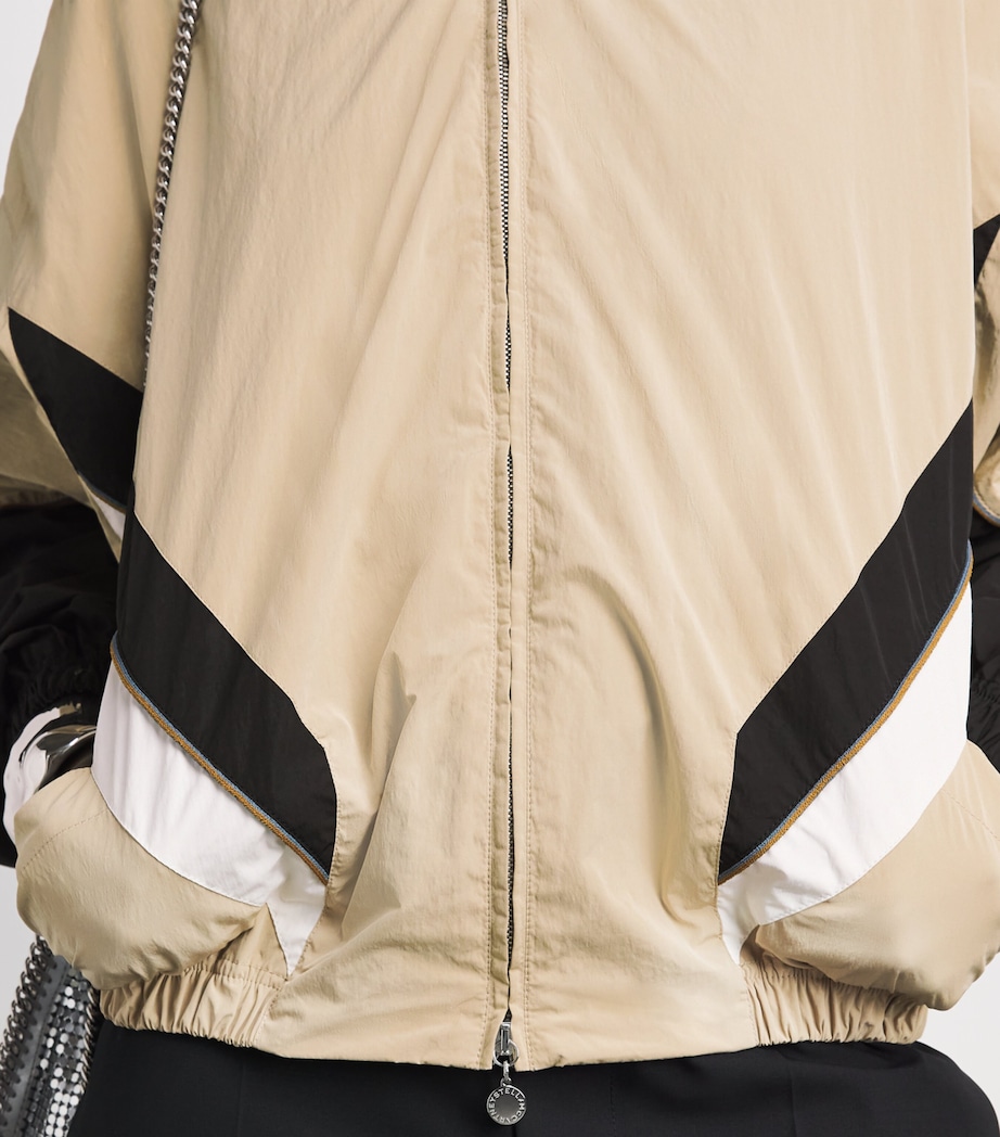 Stella McCartney Womens Shell Jacket Almond Image 3