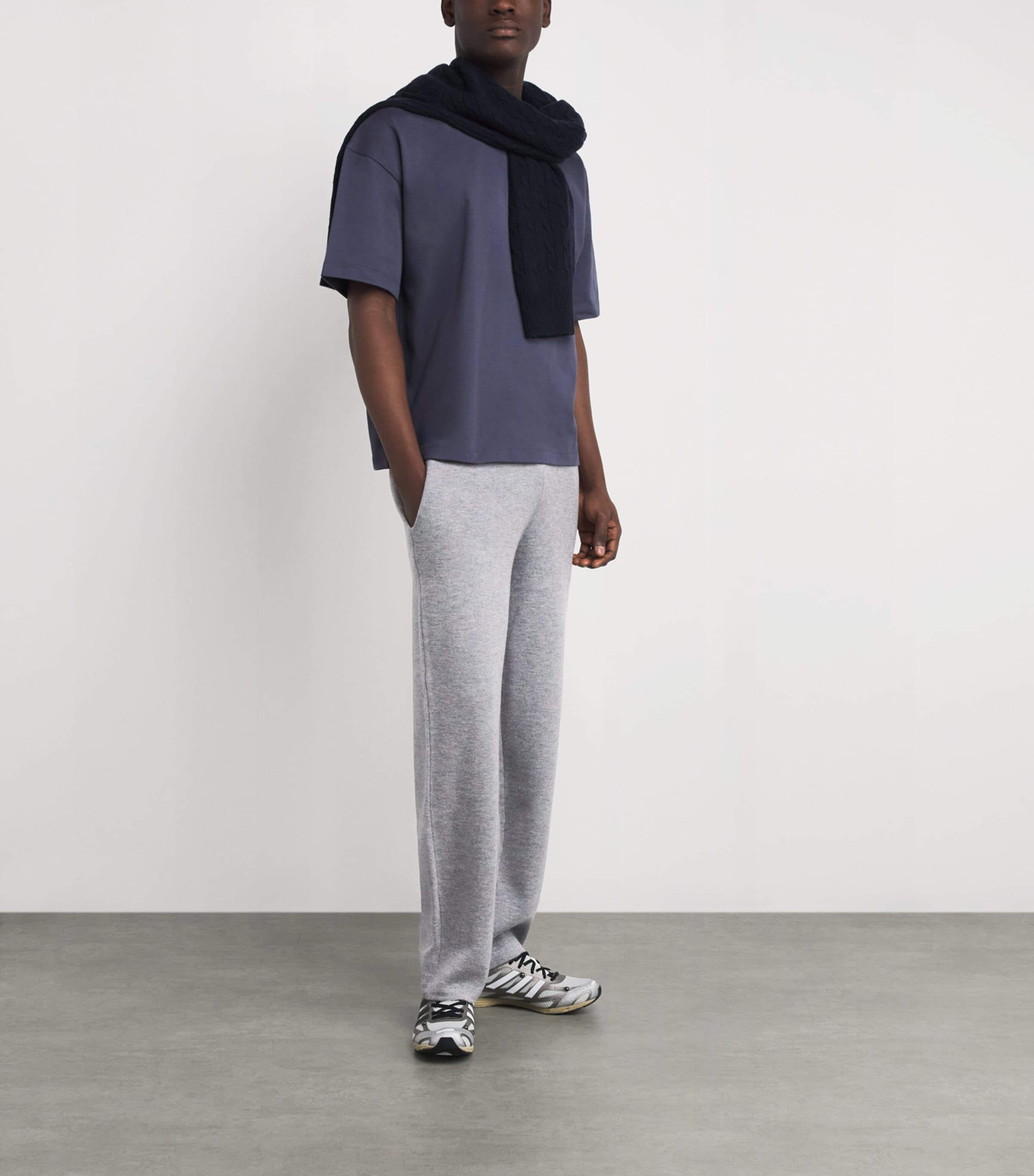 Wool Sweatpants 10182 10182 - GRIGIO Image 2