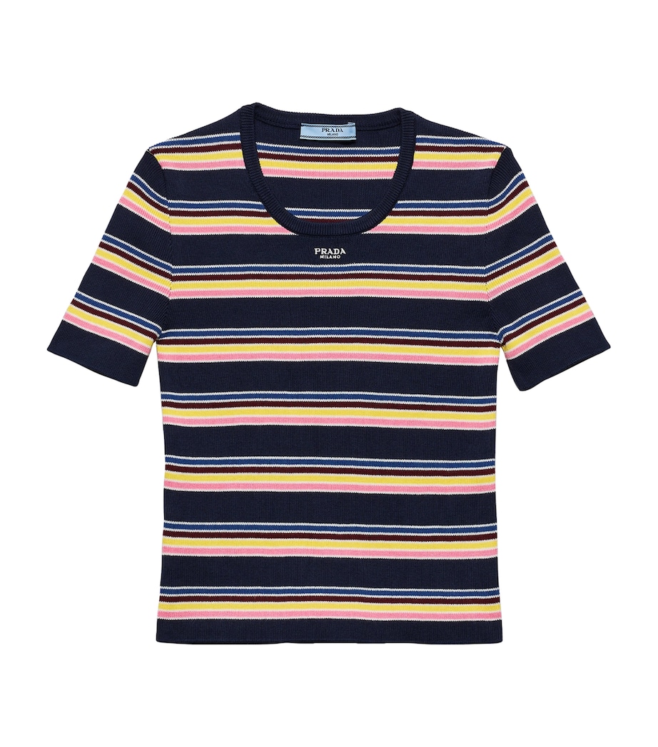 Cotton Stripe Sweater F0008 Image 1