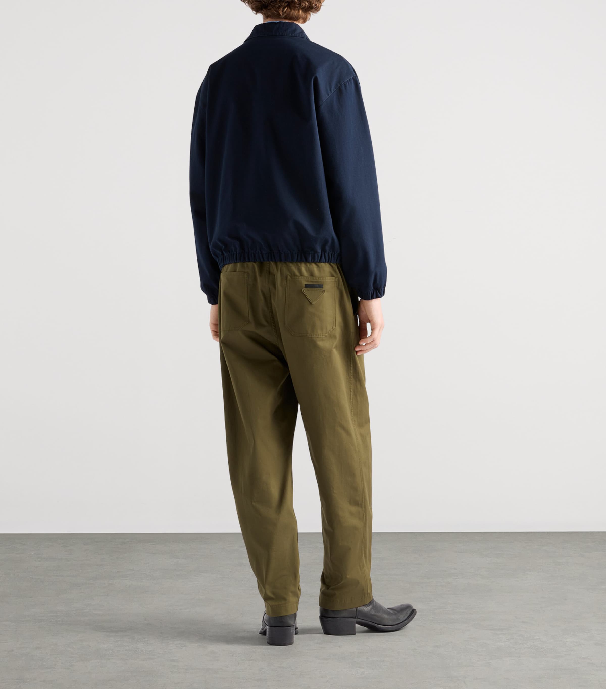 Cotton Slim Fit Trousers F0161 Image 5