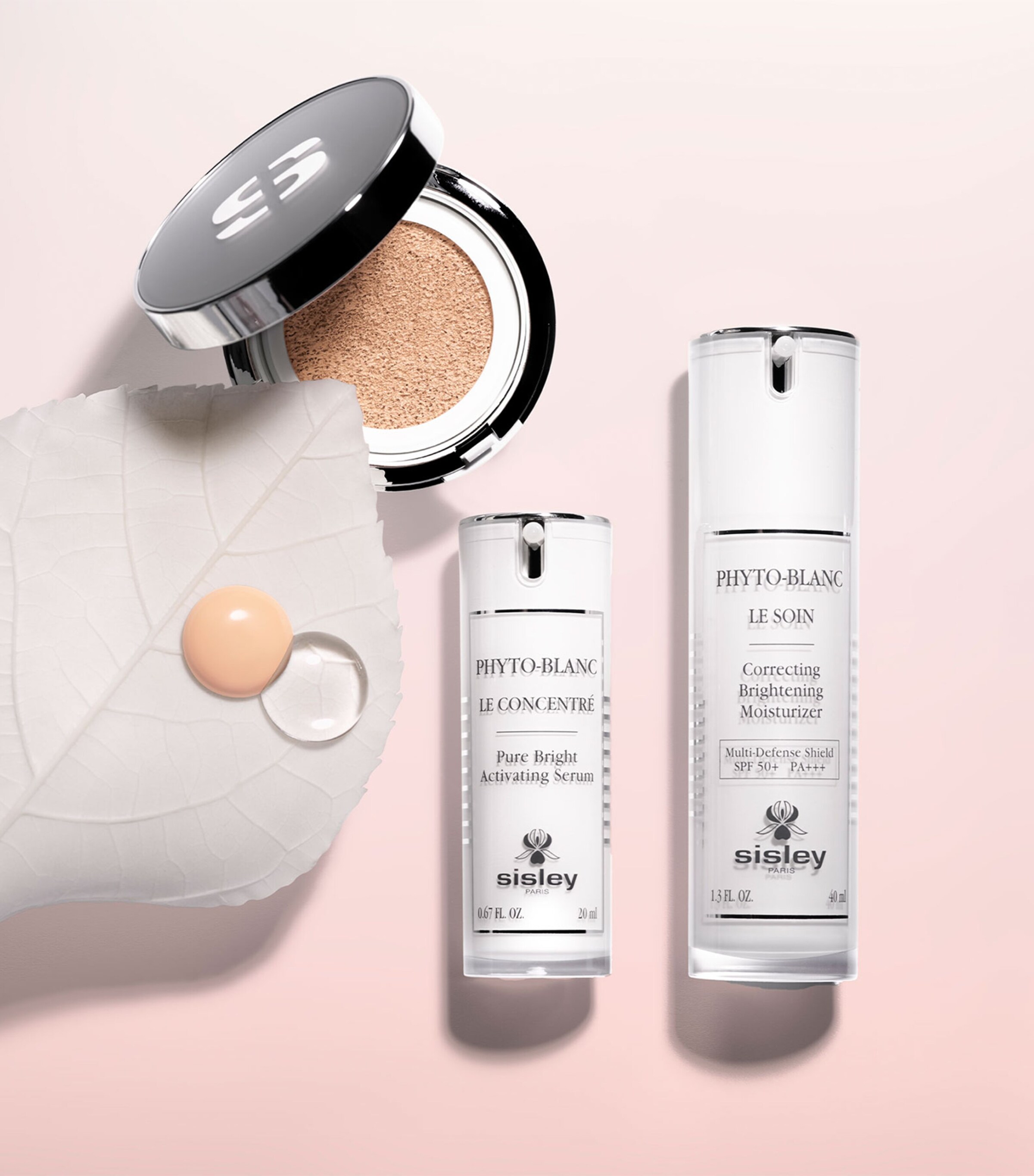 Sisley Phyto-Blanc Le Cushion Foundation Refill SPF 50+ Ivory Image 4