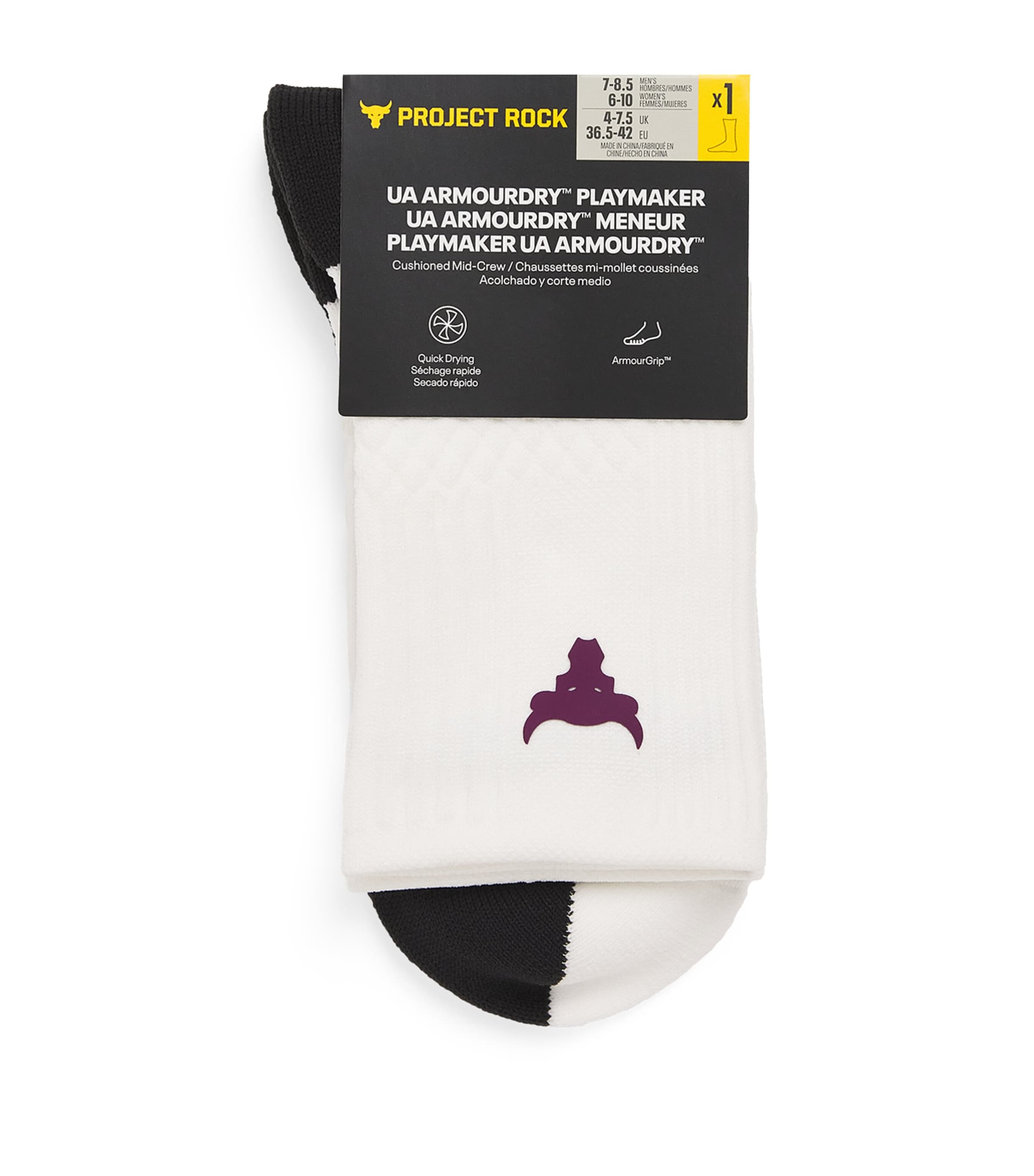 Shop Under Armour Ua Armourdry Playmaker Socks In White