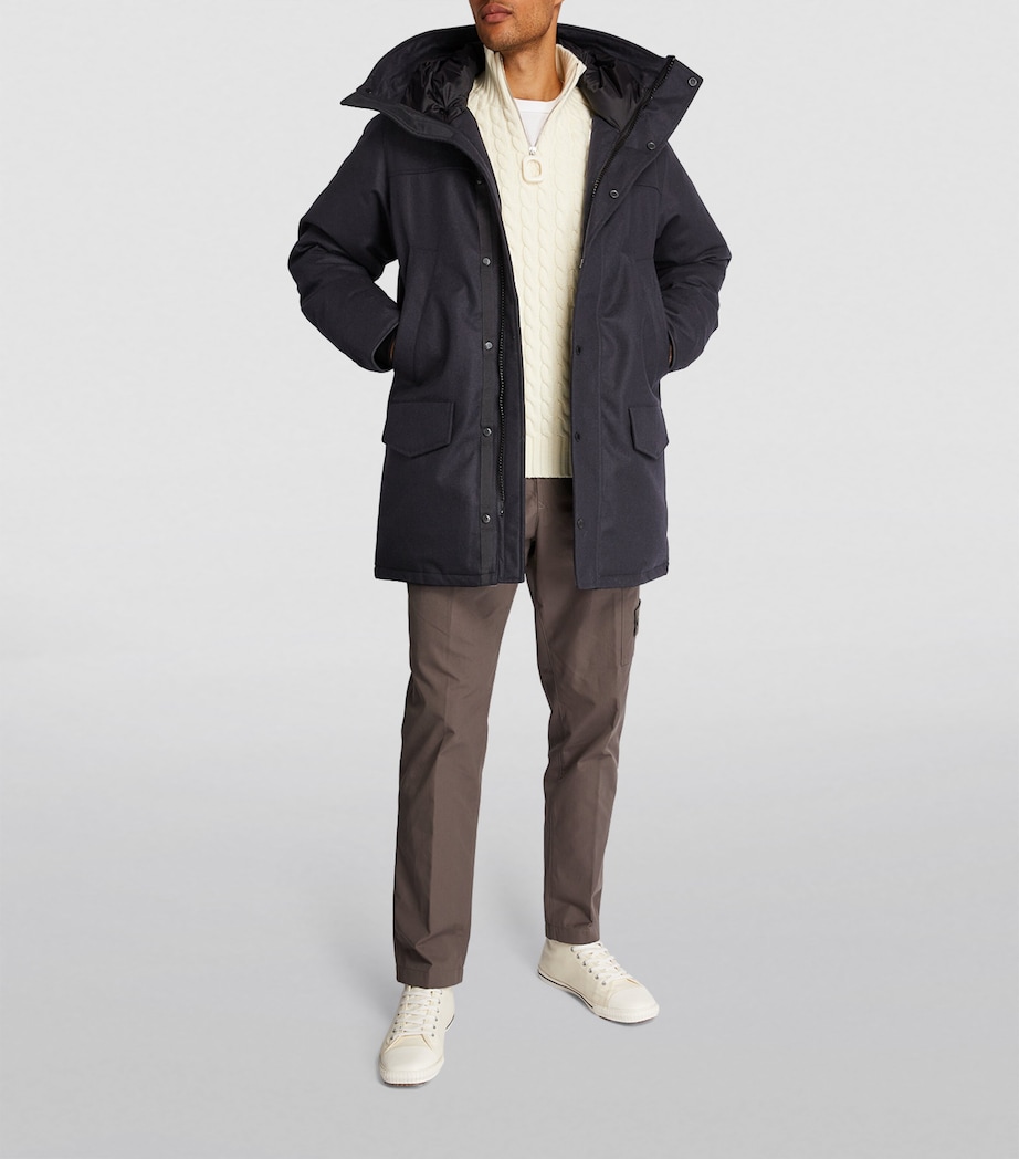 Wool Langford Parka Jacket 9302 Image 2