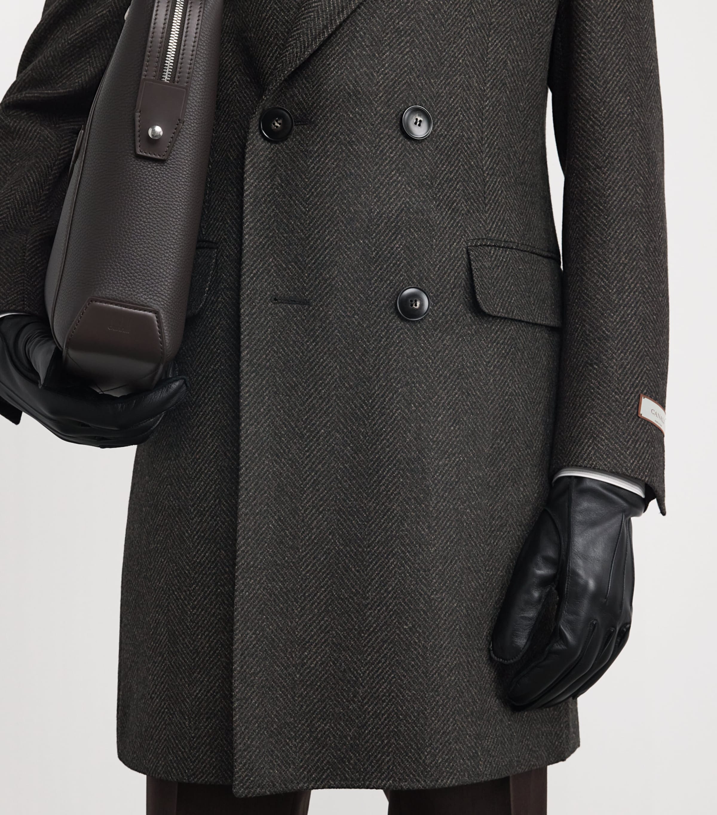 Wool Double-Breasted Overcoat 501 Image 6