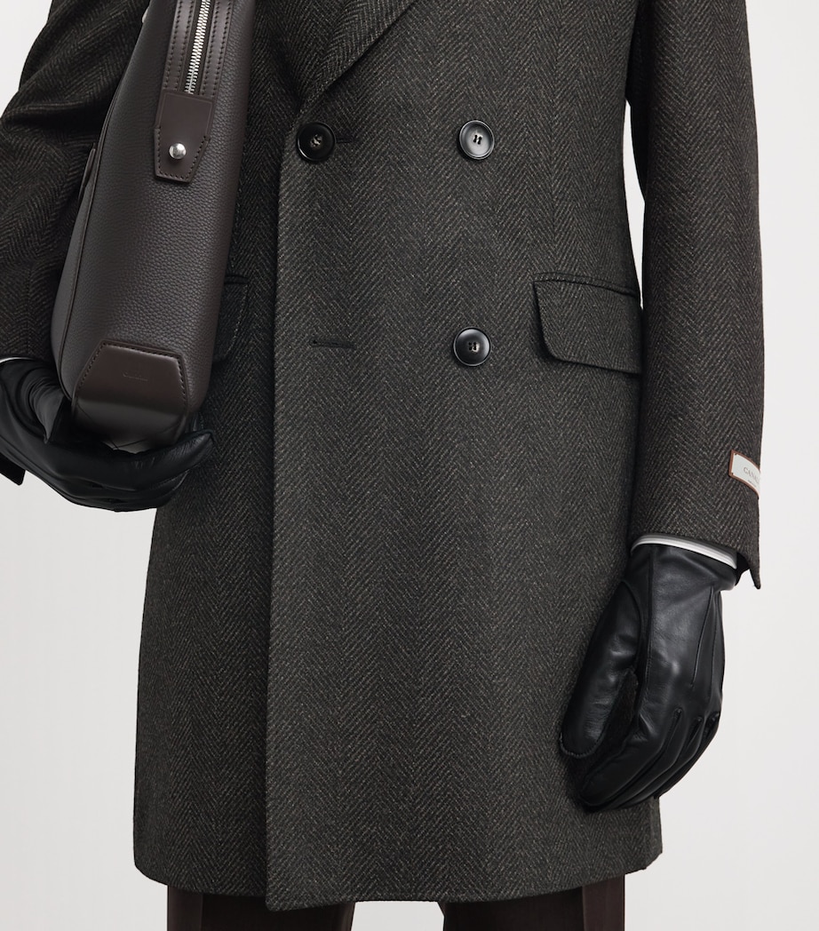 Wool Double-Breasted Overcoat 501 Image 6