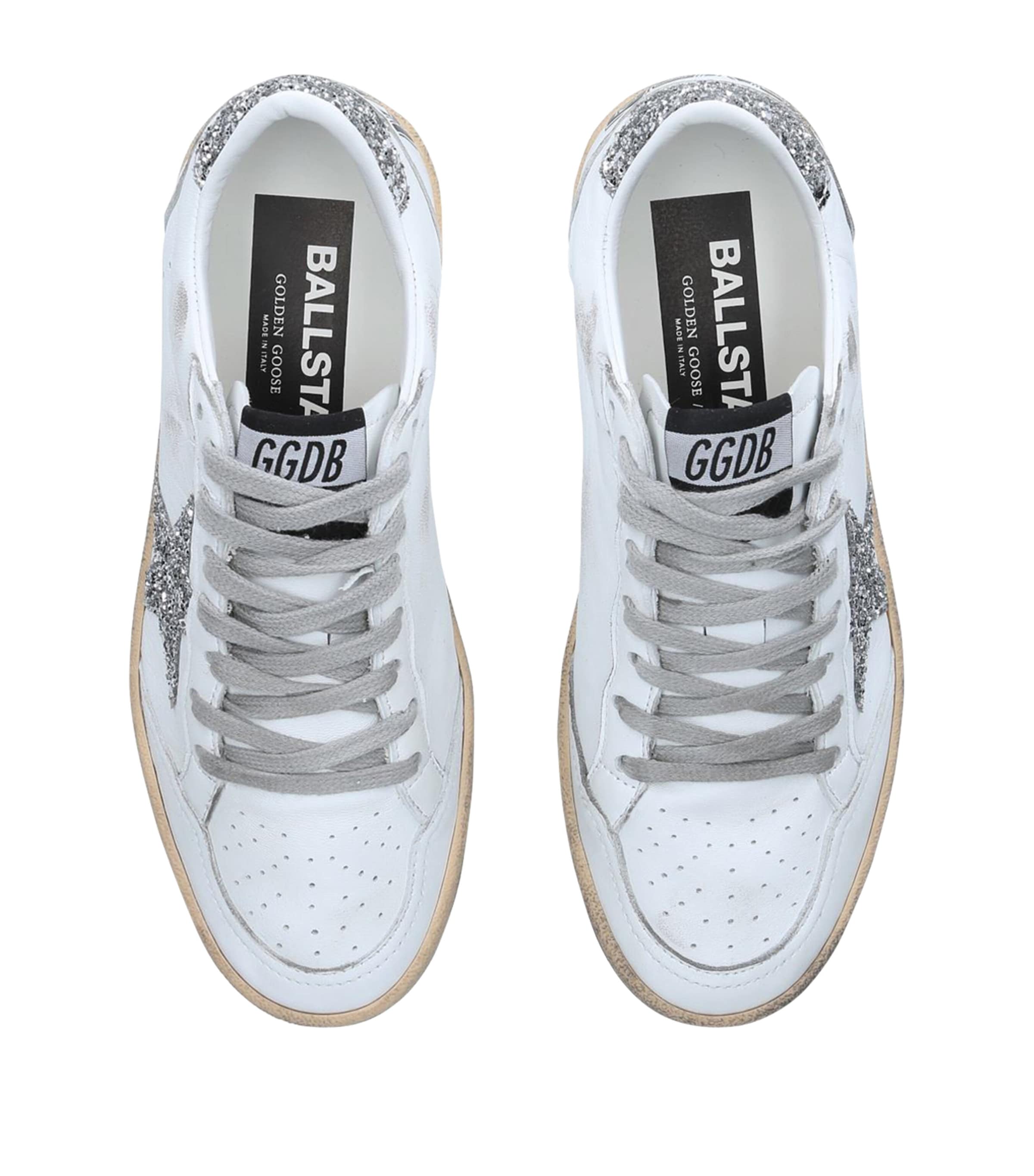 Golden Goose Leather Ball Star Sneakers | Harrods US